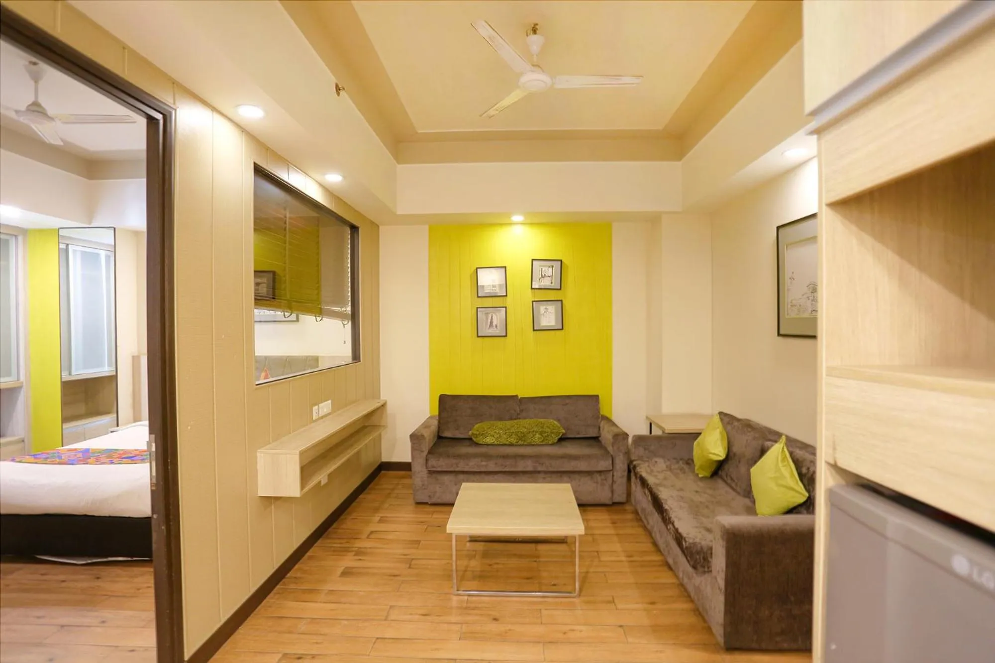 Bed in FabHotel Sapphire 83, Manesar, Gurgaon
