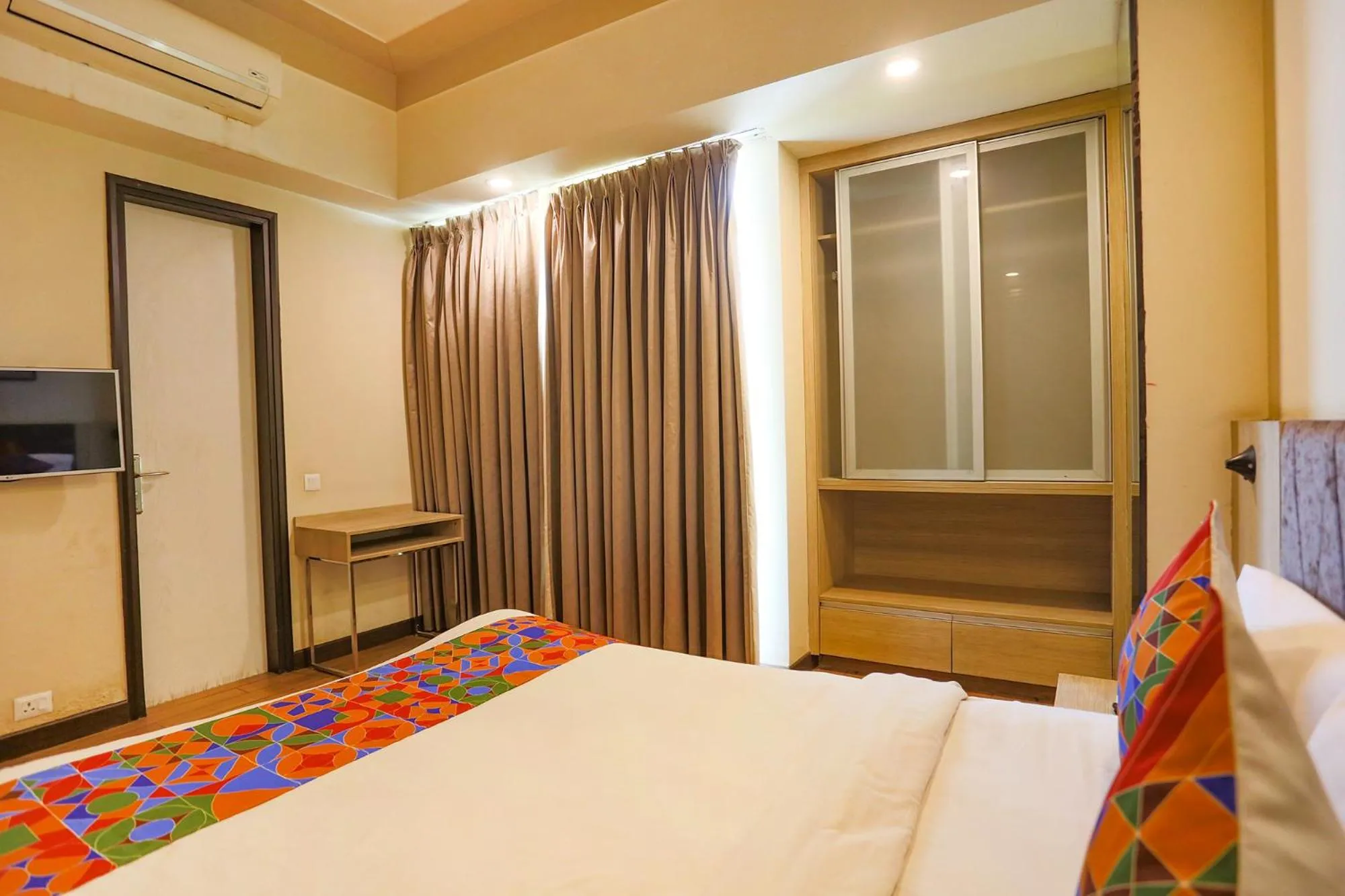 Bed in FabHotel Sapphire 83, Manesar, Gurgaon