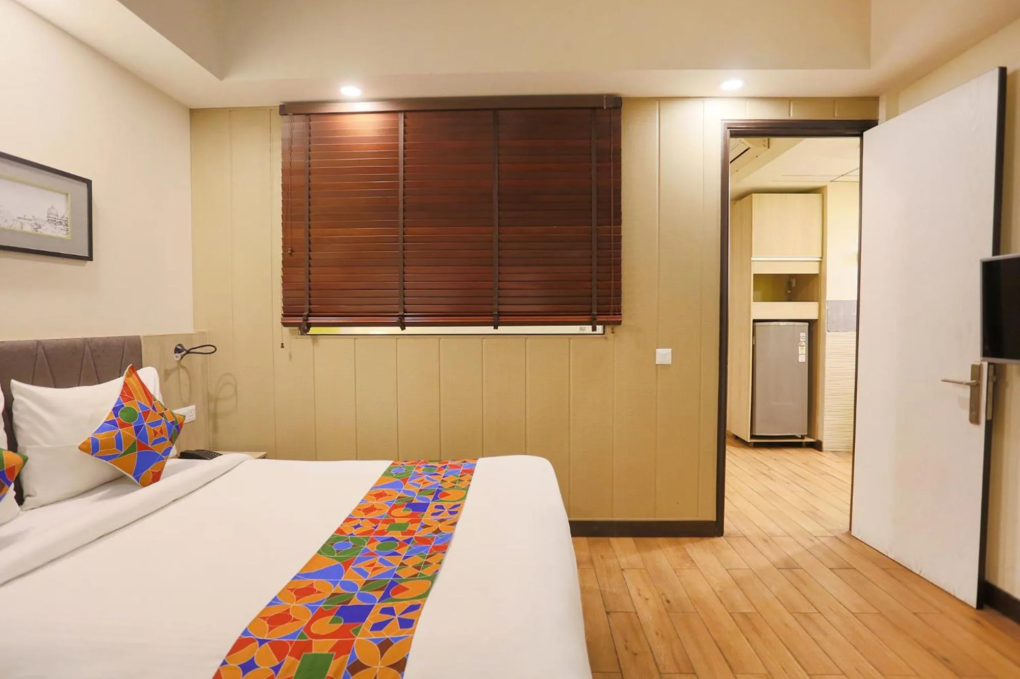 Bed in FabHotel Sapphire 83, Manesar, Gurgaon
