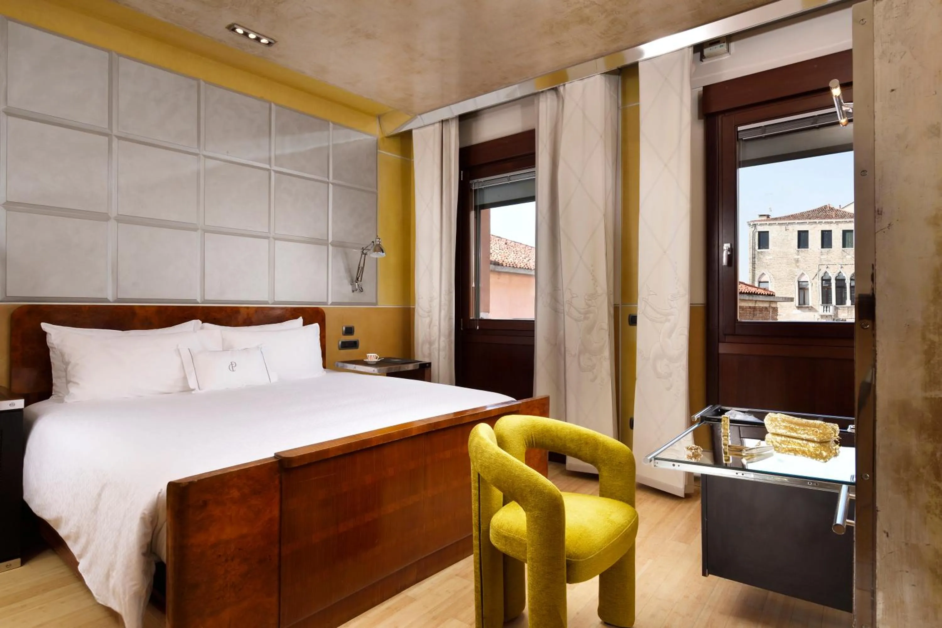 Decorative detail, Bed in Ca' Pisani Hotel