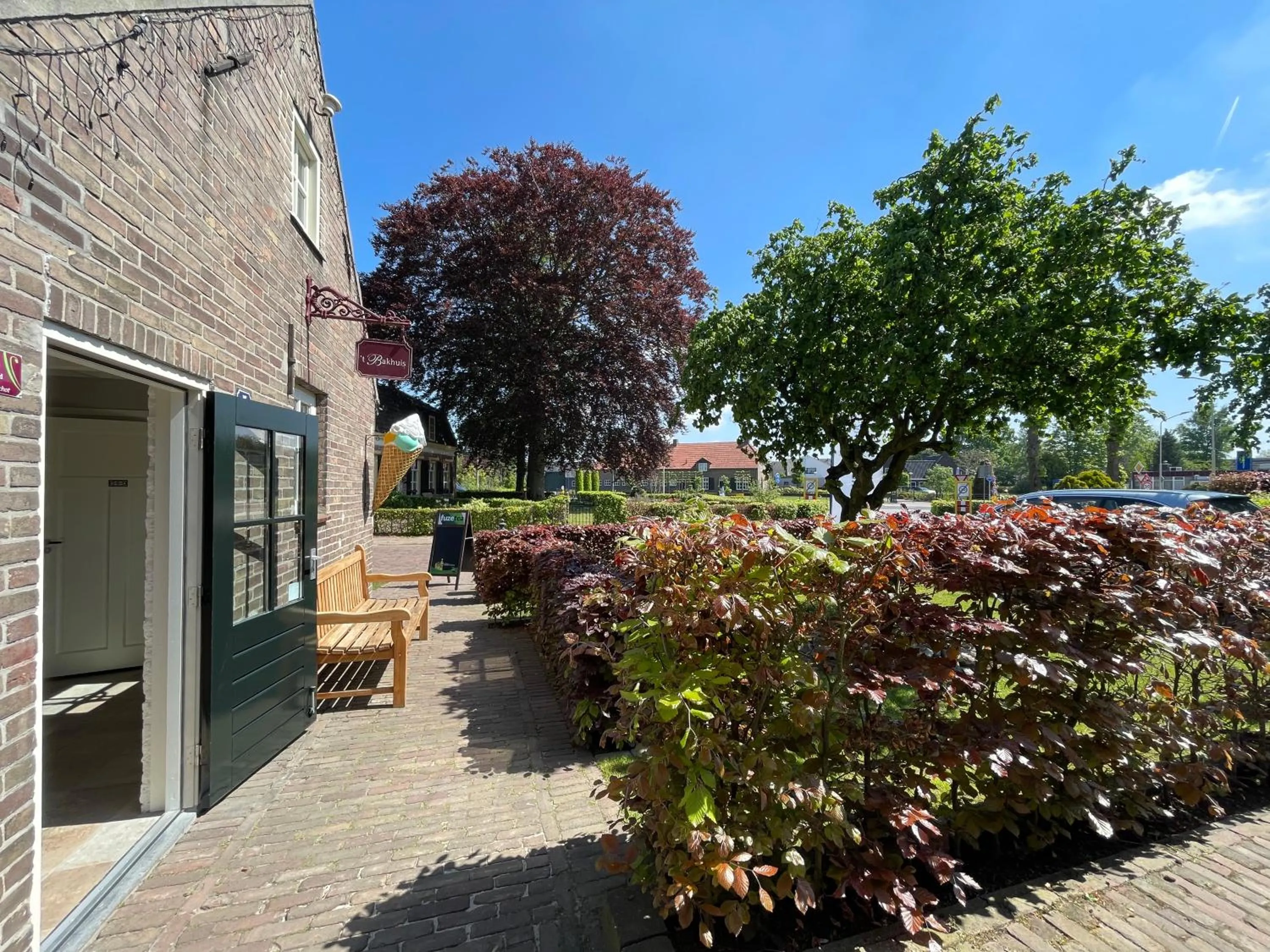 Garden view in ‘t Bakhuis