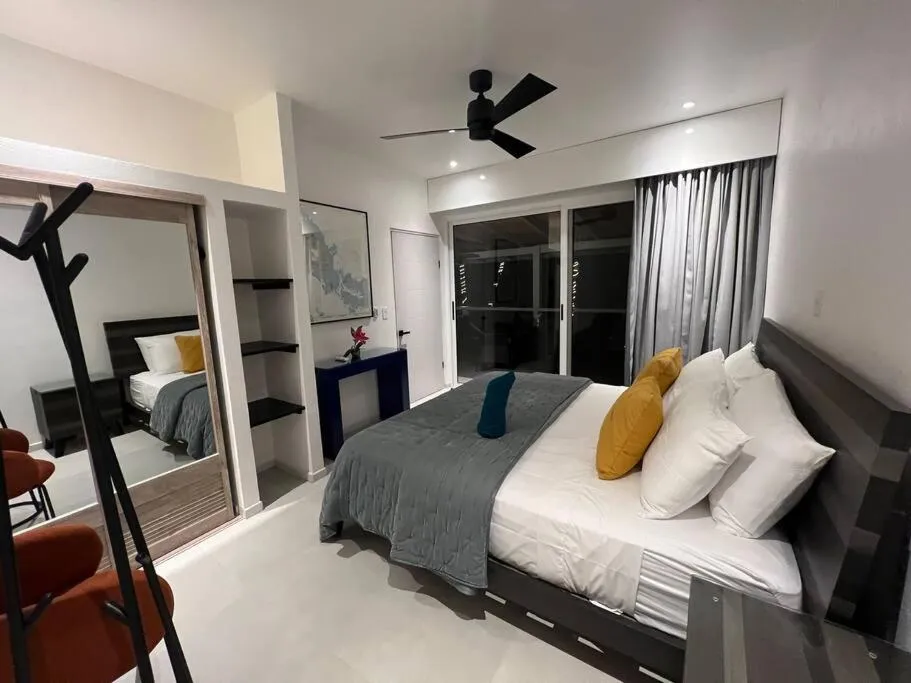 Photo of the whole room, Bed in The Backyard Beach House