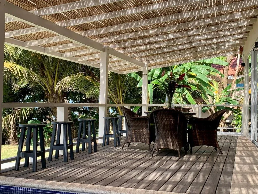 Seating area in The Backyard Beach House