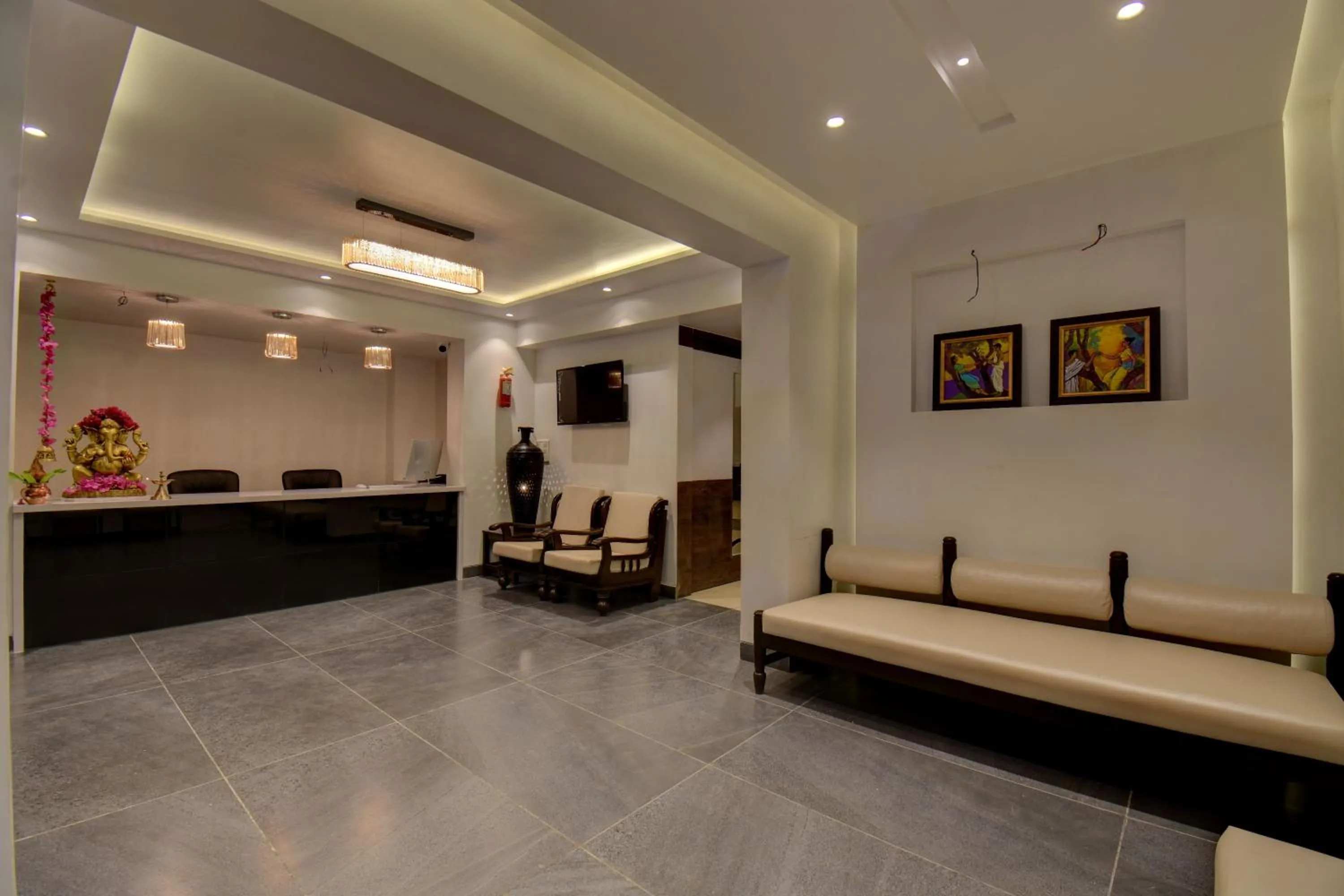 Lobby or reception in Elite Hotel