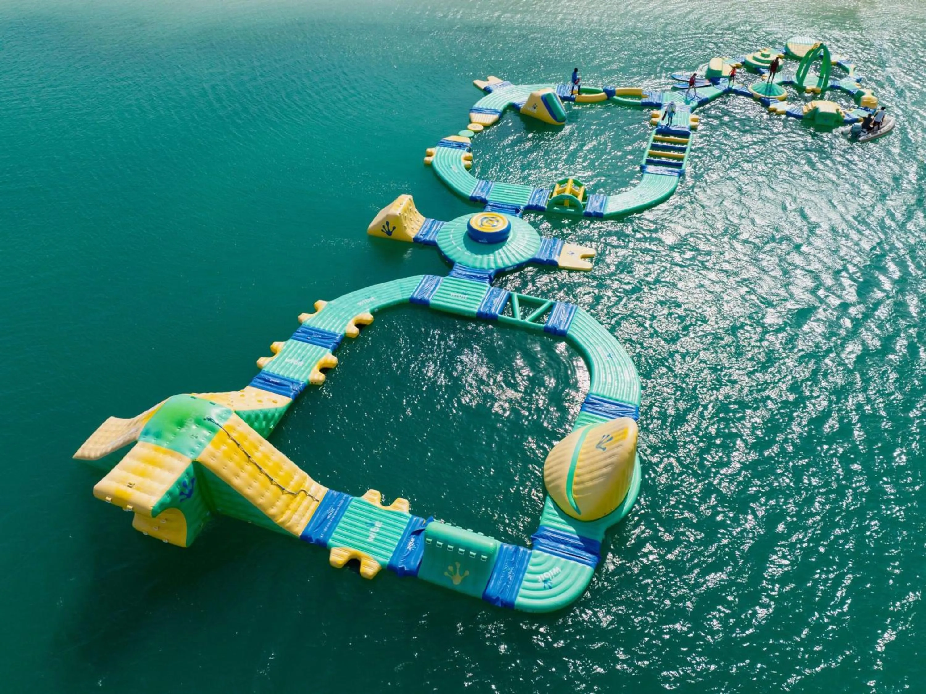 Aqua park in Mövenpick Resort Al Marjan Island