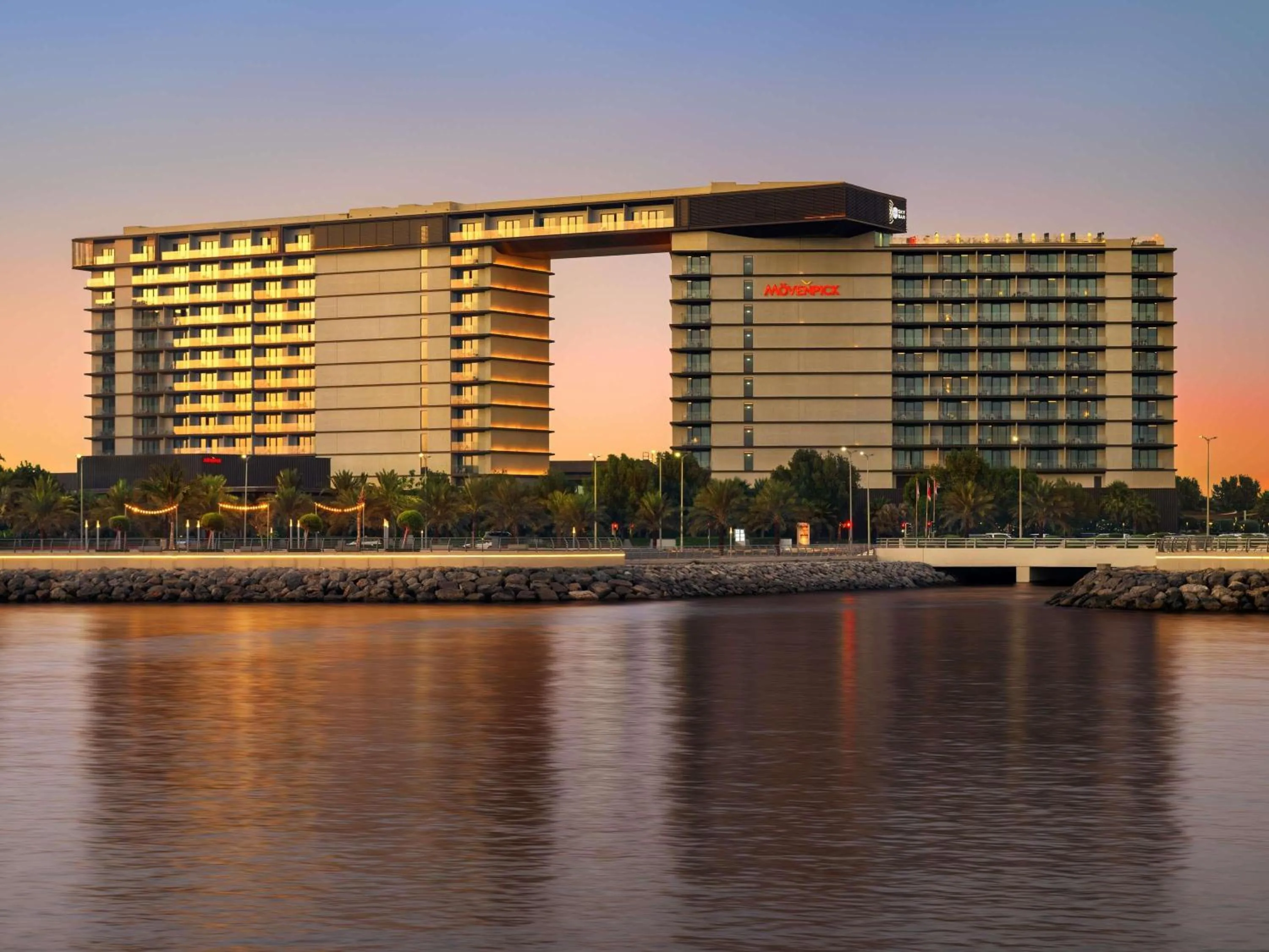 Property building in Mövenpick Resort Al Marjan Island