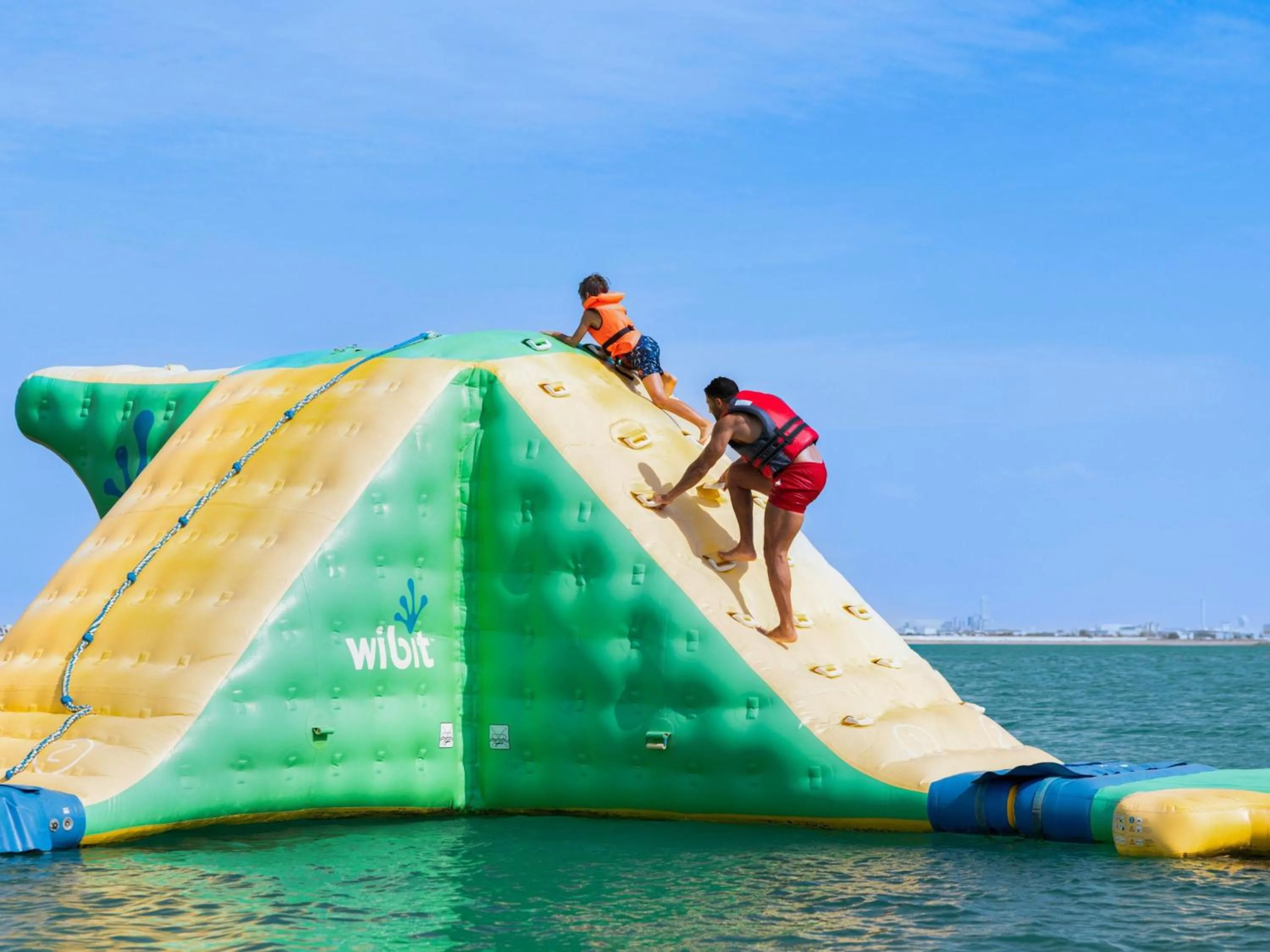 Aqua park in Mövenpick Resort Al Marjan Island