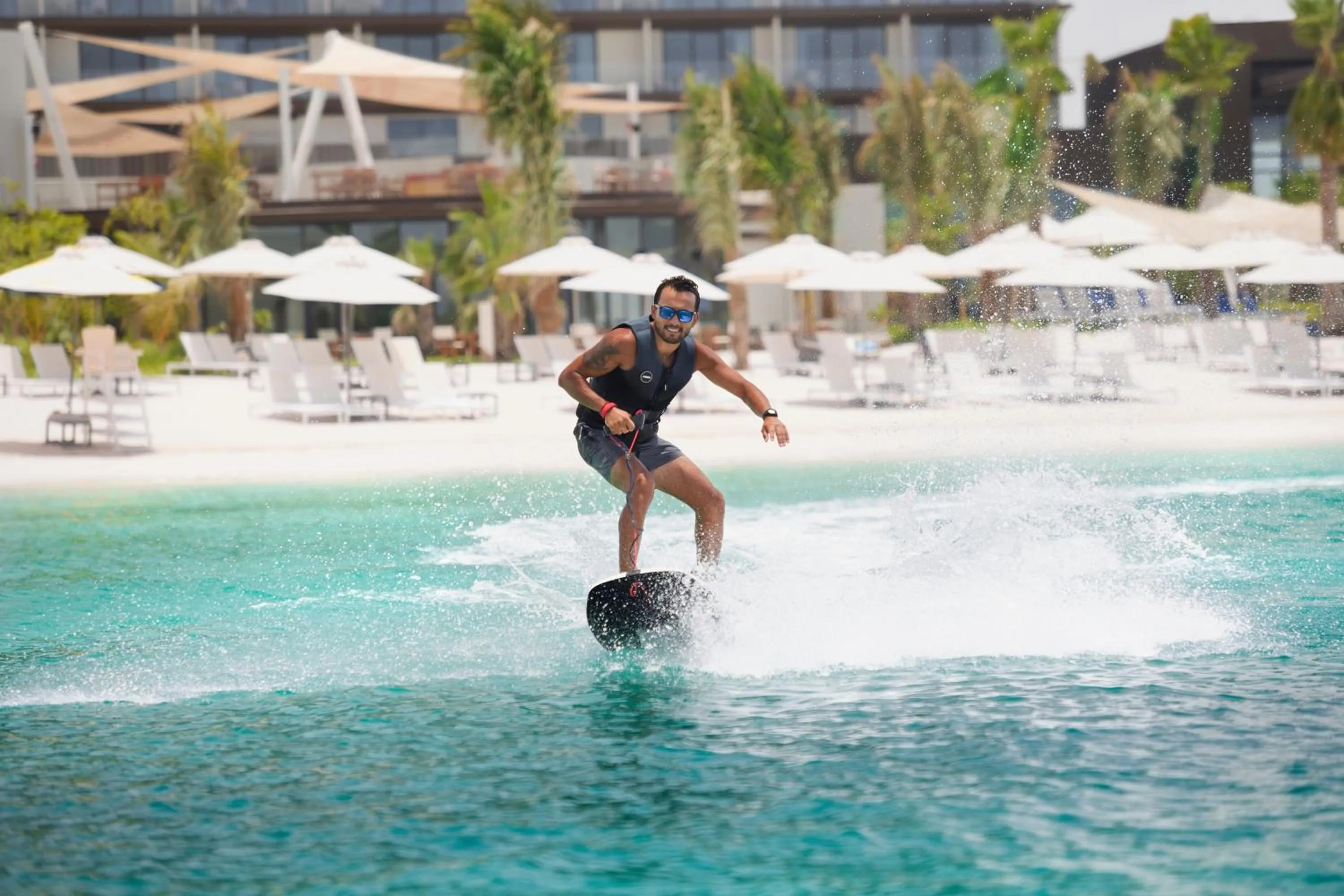 Aqua park in Mövenpick Resort Al Marjan Island