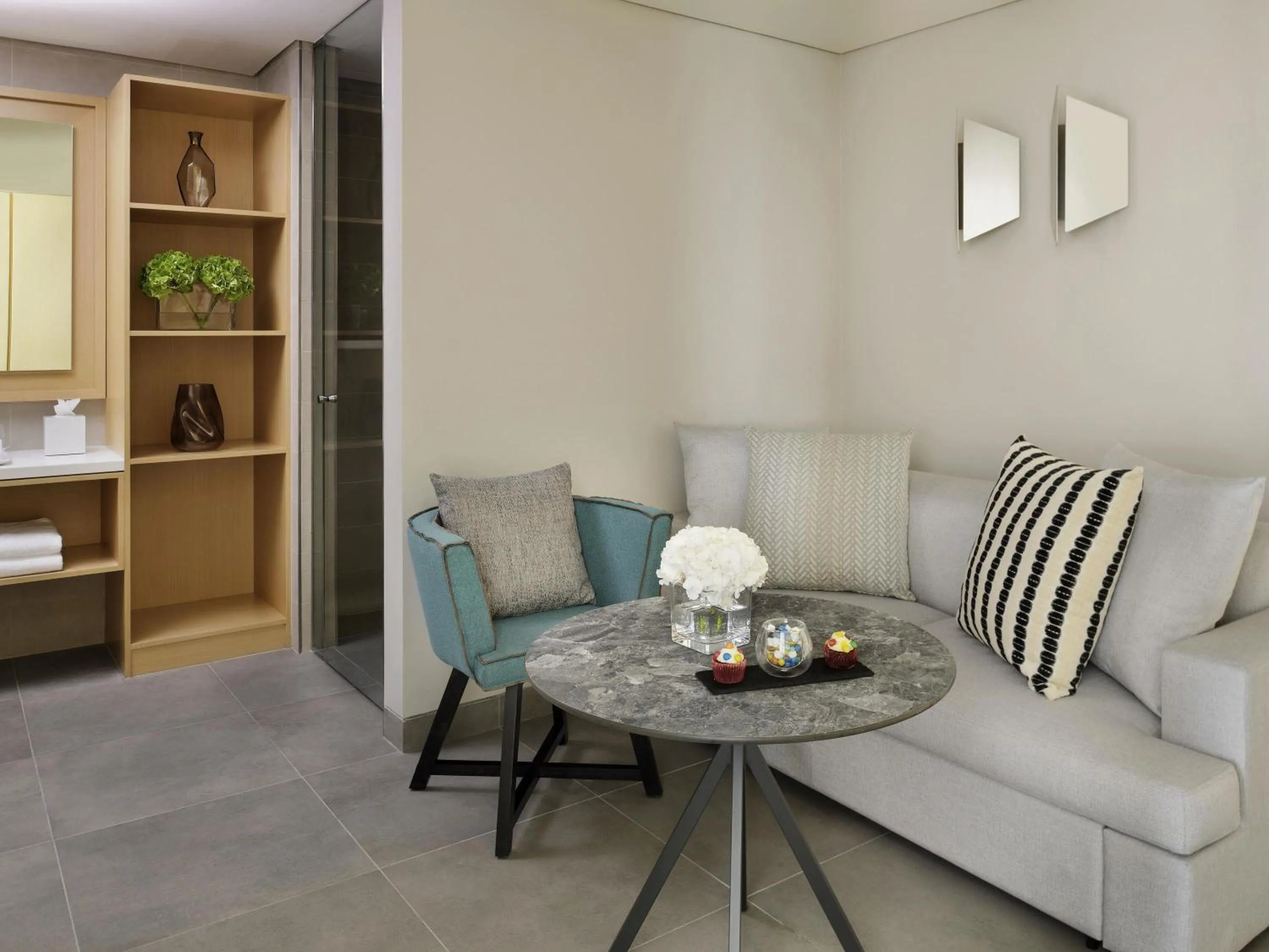 Bedroom in Mövenpick Resort Al Marjan Island