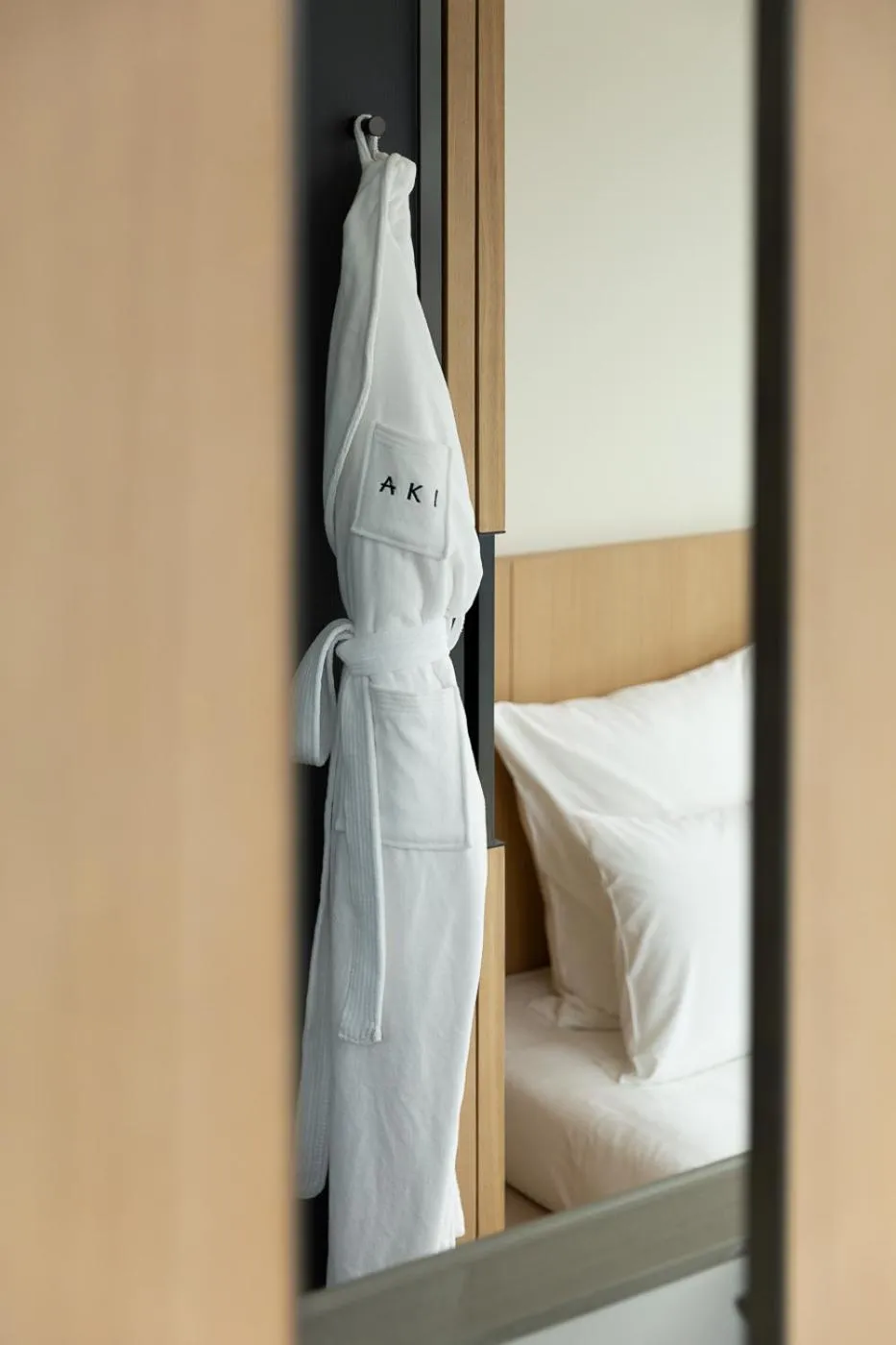 Bathroom, Bed in AKI Hotel Hong Kong - MGallery Collection