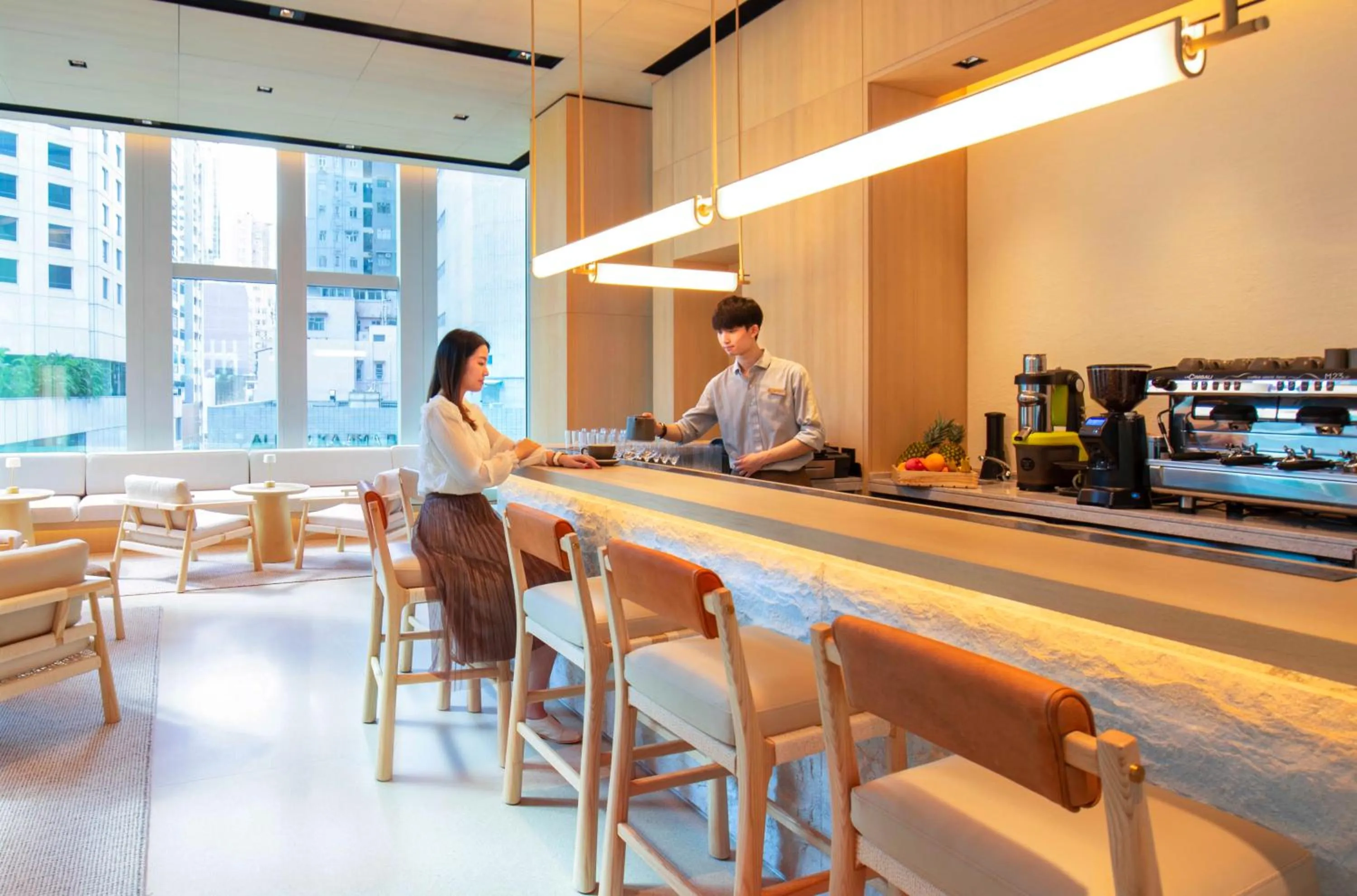 Lounge or bar in AKI Hotel Hong Kong - MGallery Collection