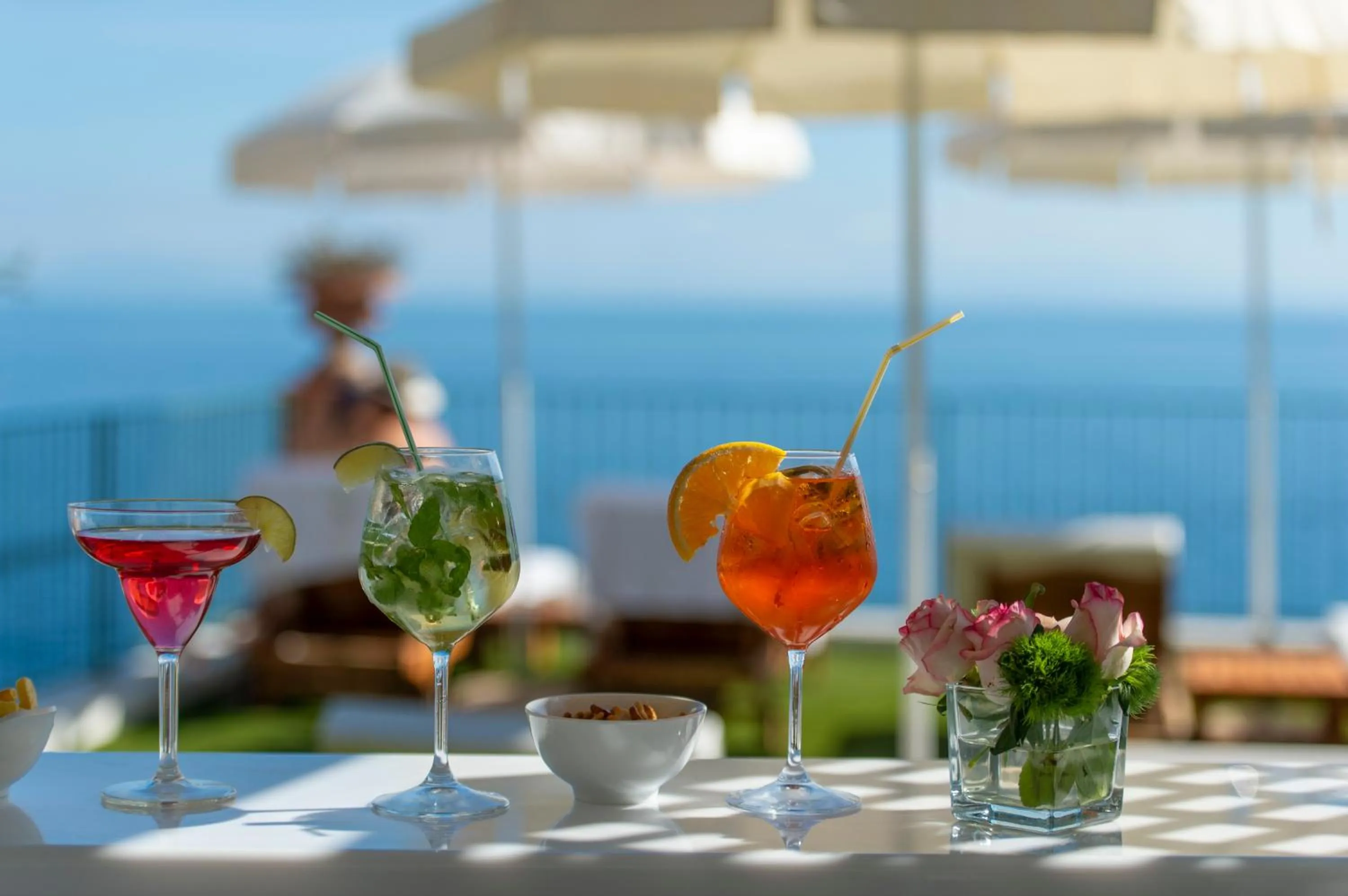 Patio in Hotel Onda Verde