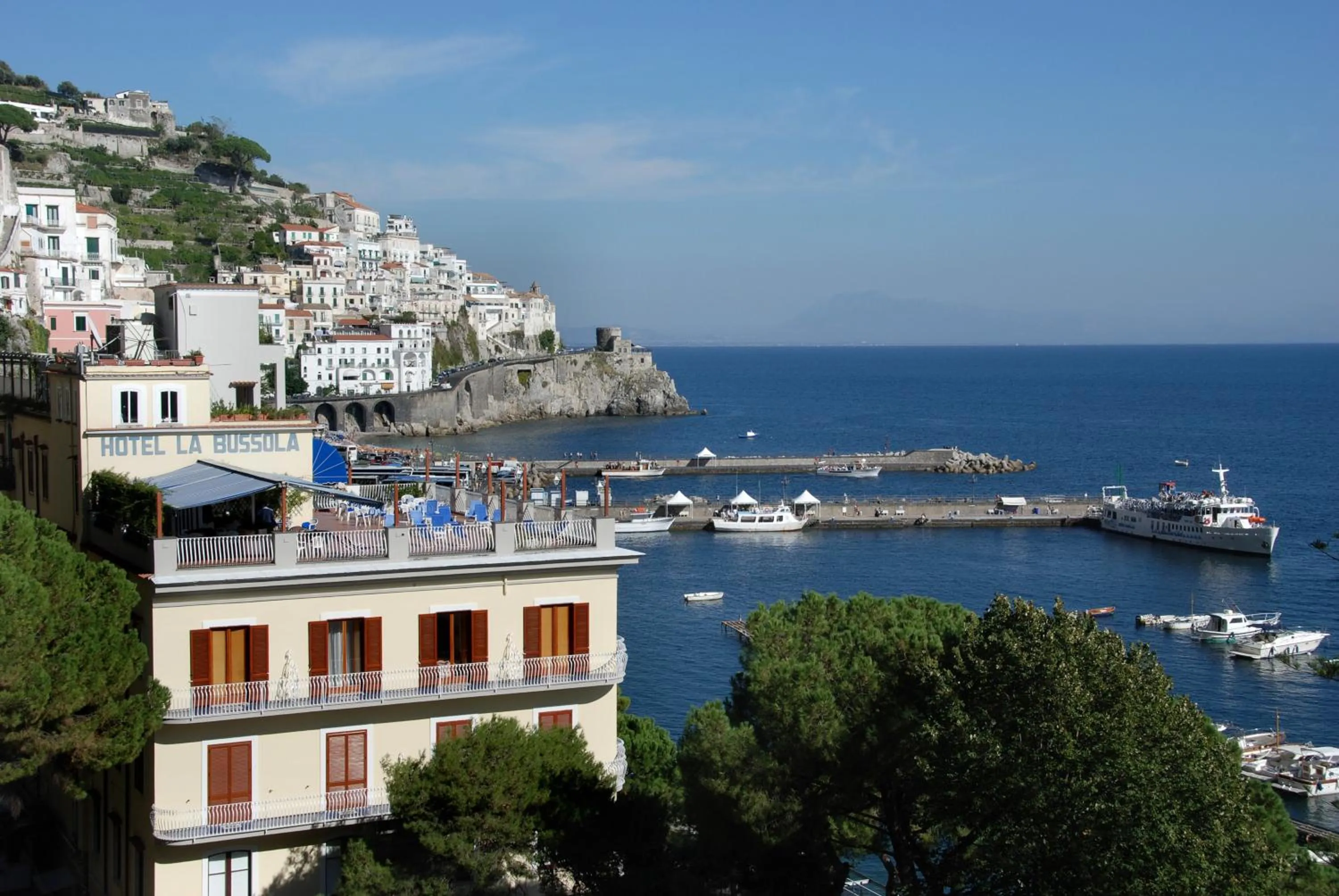 Facade/entrance in Hotel La Bussola