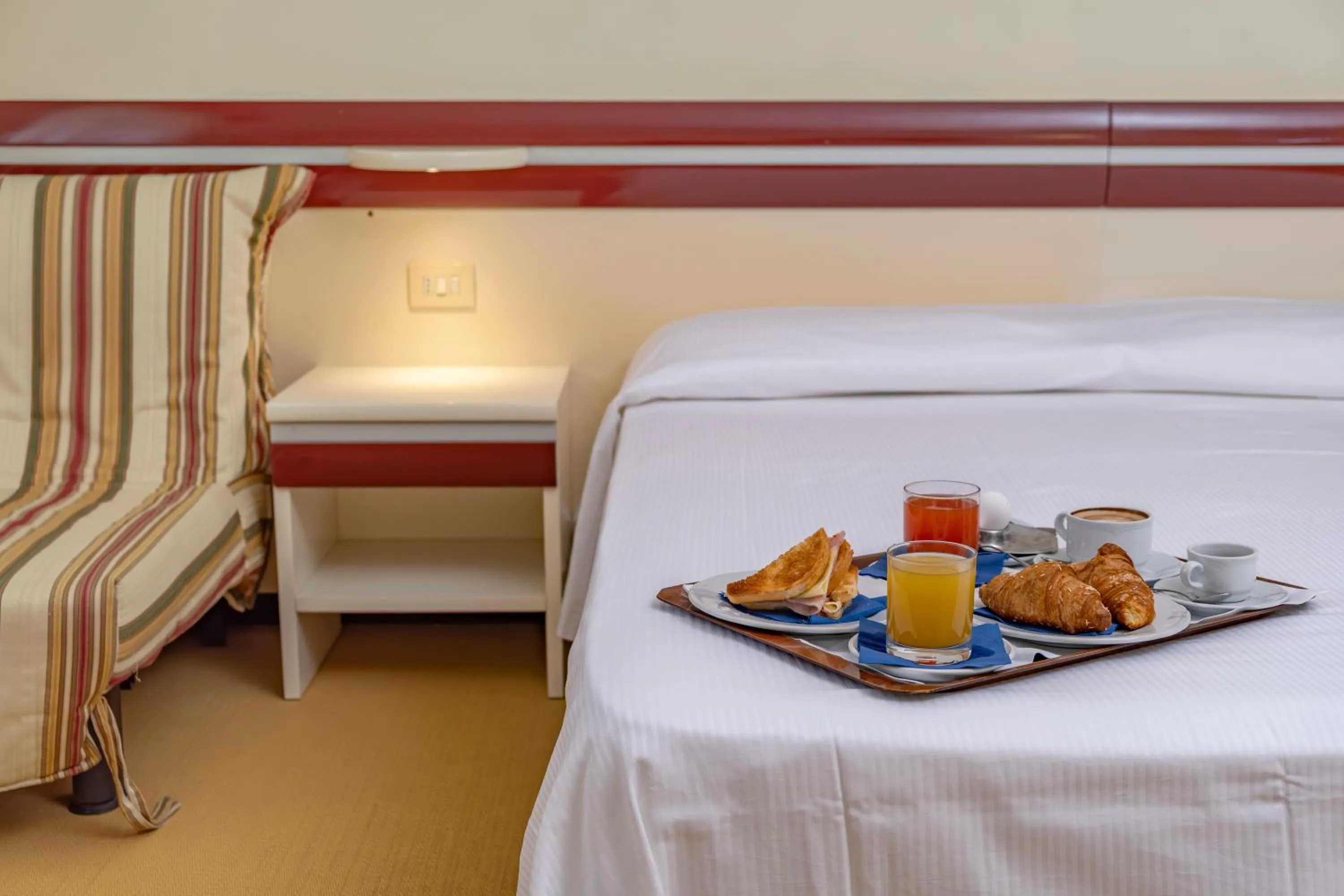 Bed in Hotel Fabricia