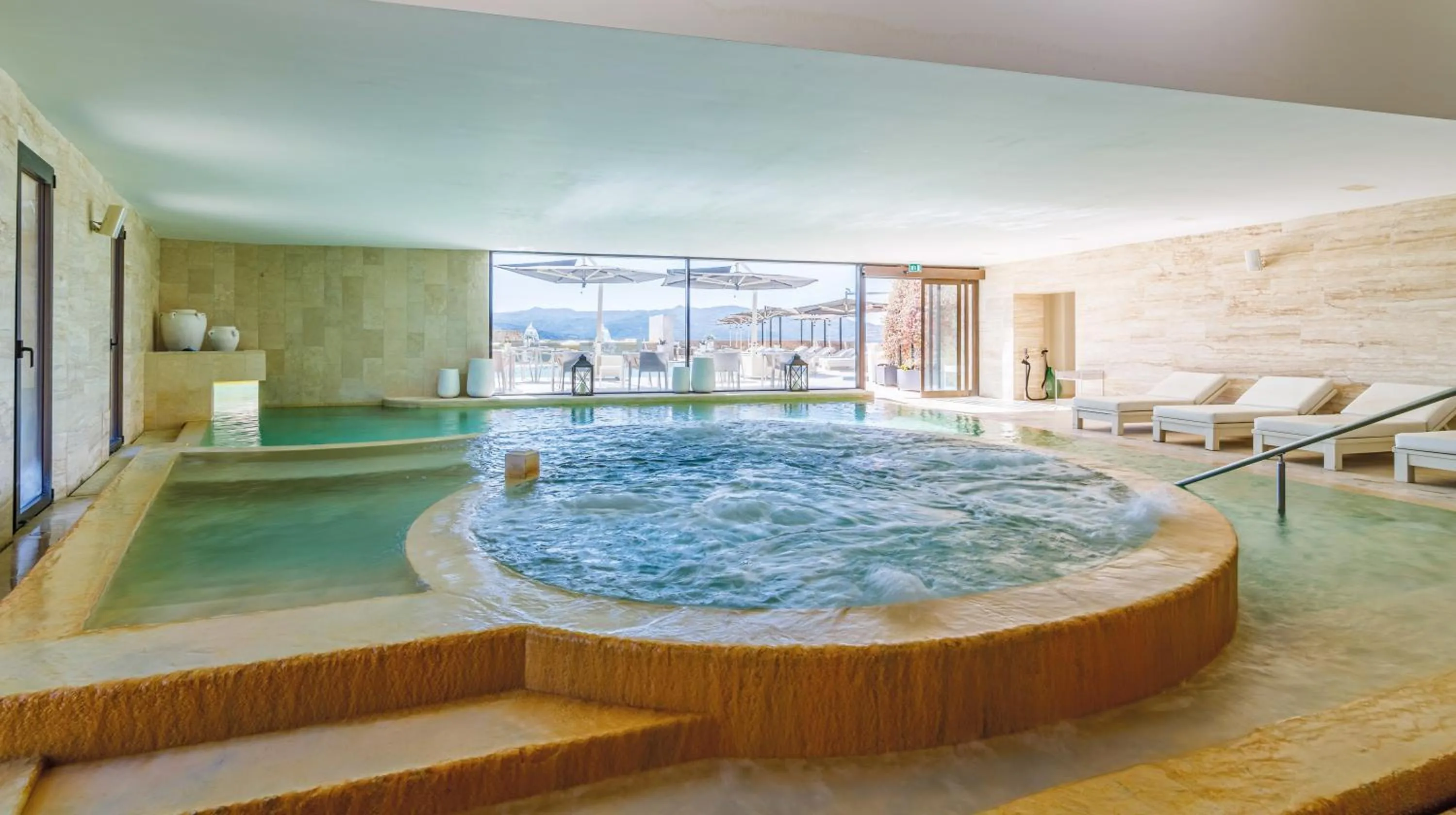Spa and wellness centre/facilities in Castello di Velona Resort, Thermal SPA & Winery