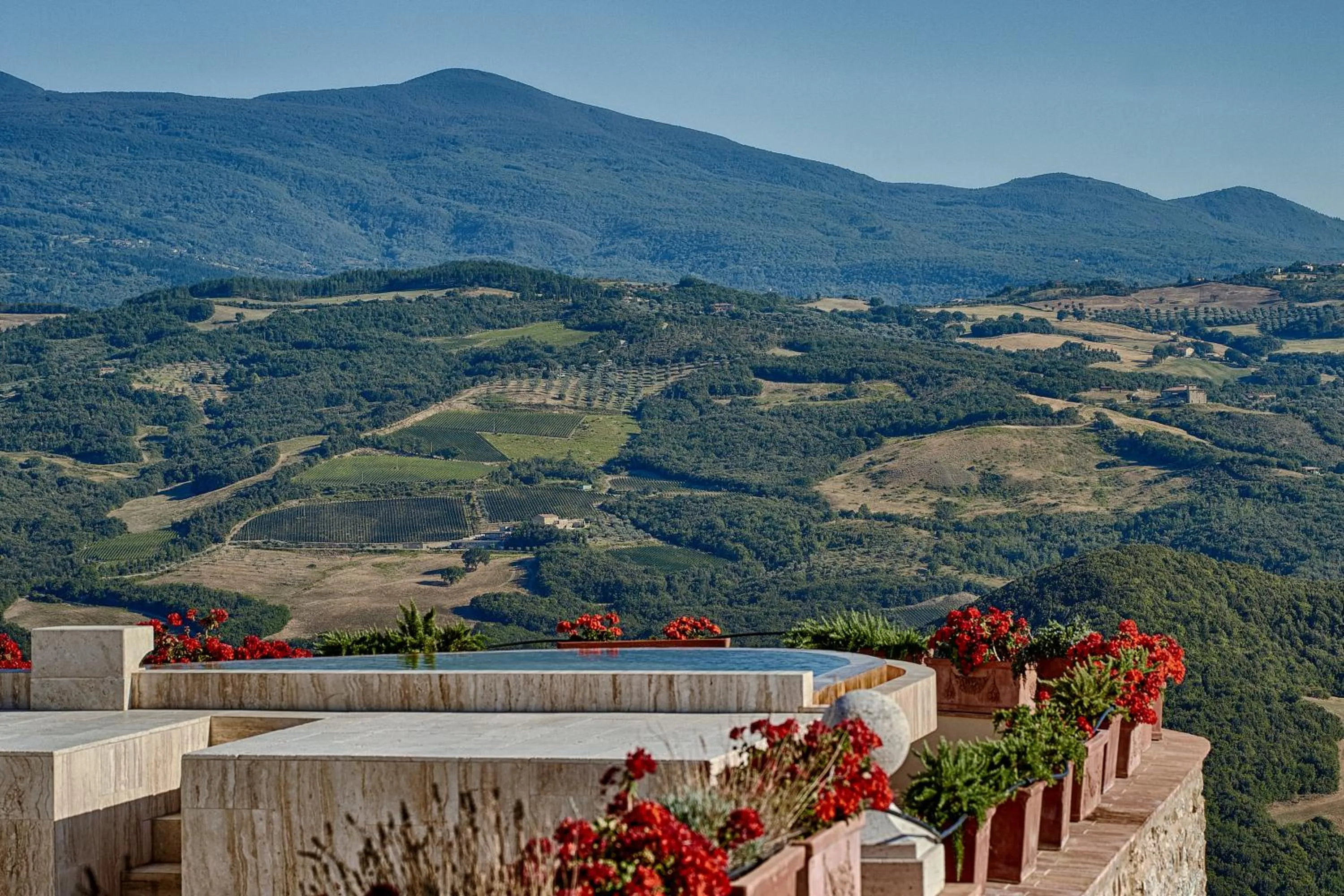 Natural landscape in Castello di Velona Resort, Thermal SPA & Winery