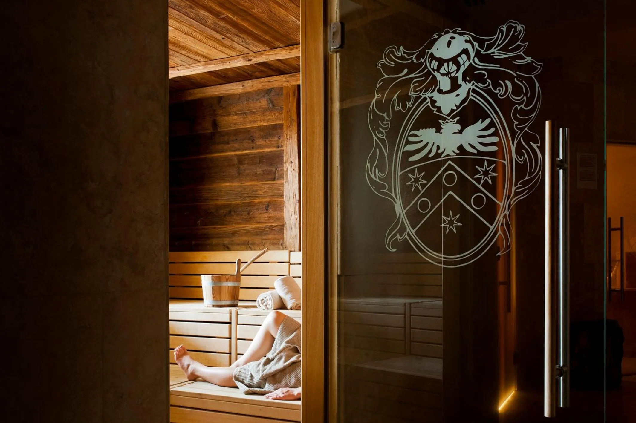 Sauna in Castello di Velona Resort, Thermal SPA & Winery