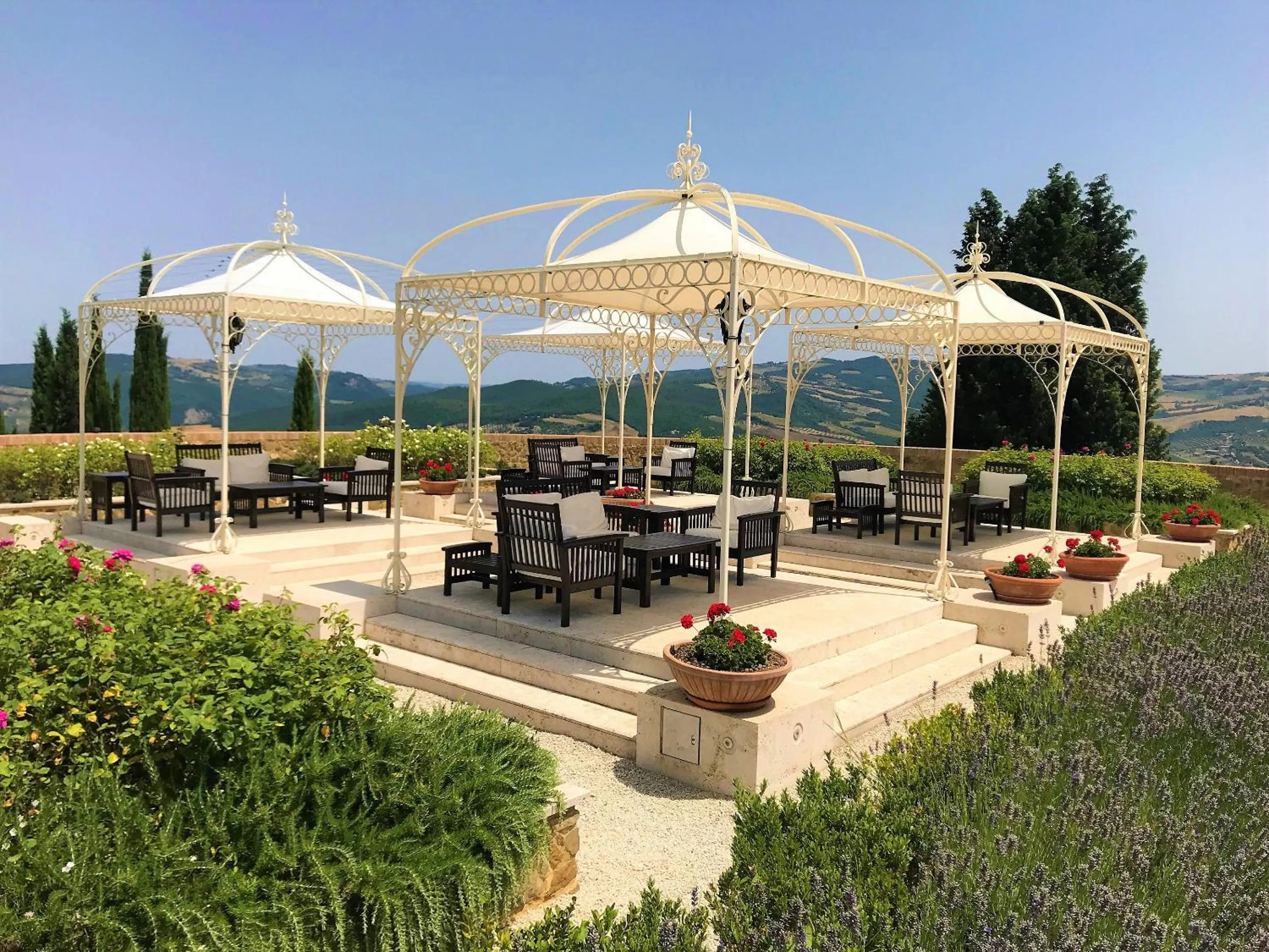 Patio in Castello di Velona Resort, Thermal SPA & Winery