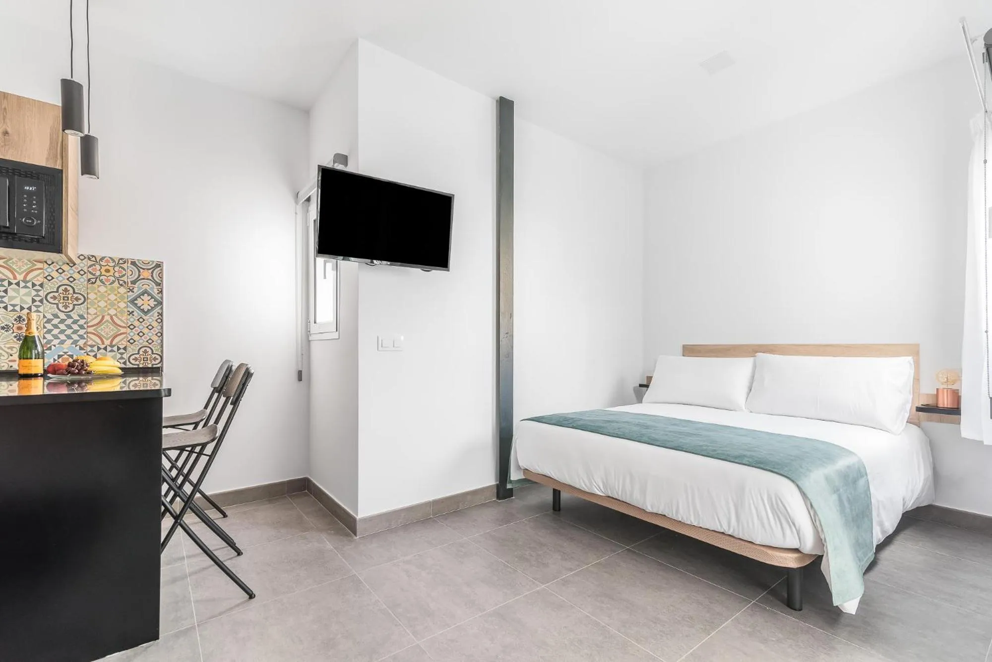 Bed in Open Sea Suites