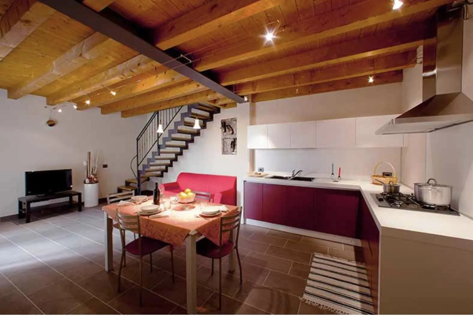 Dining area in La Casa del Nonno