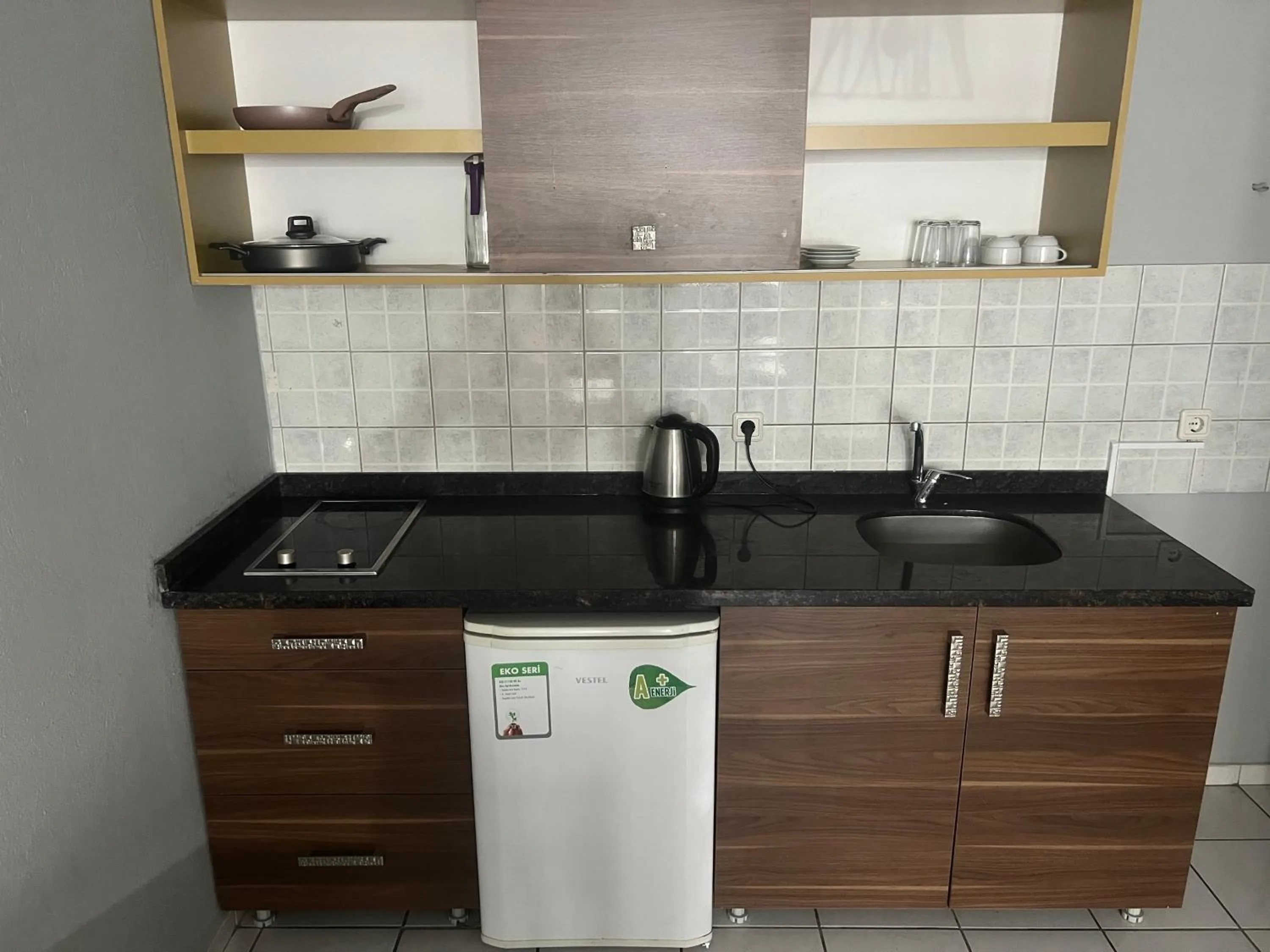 Kitchen or kitchenette in Maren City Apart Hotel
