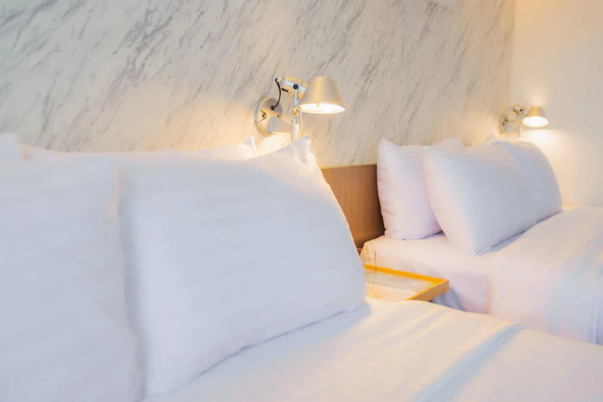 Bed in 苓旅松山館 Lininn Tapei Arena