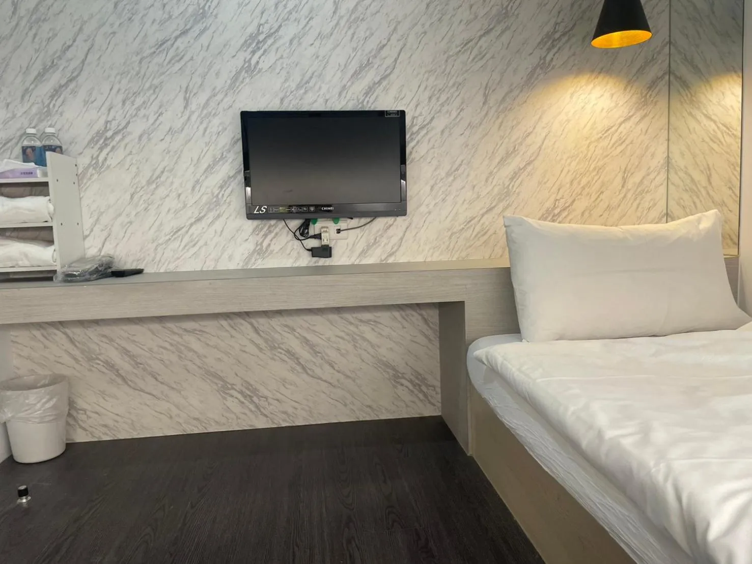 Bed in 苓旅松山館 Lininn Tapei Arena