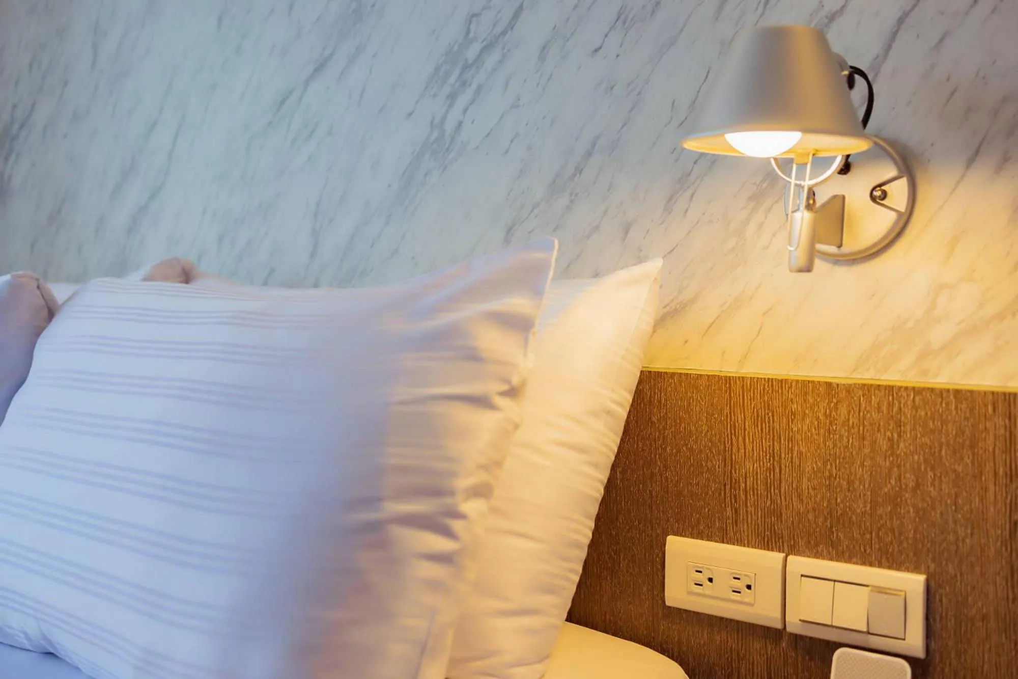 Bed in 苓旅松山館 Lininn Tapei Arena