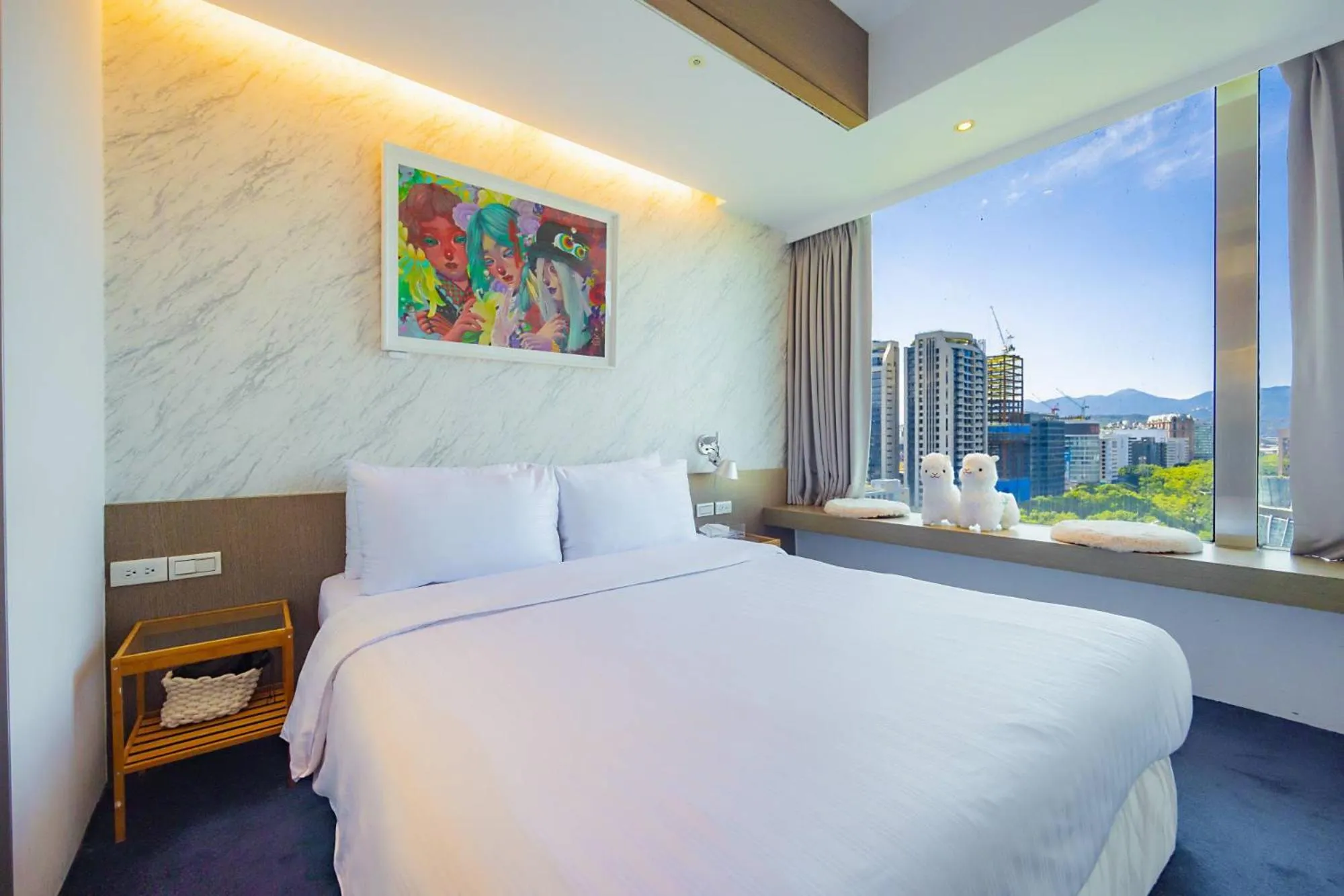 Bed in 苓旅松山館 Lininn Tapei Arena