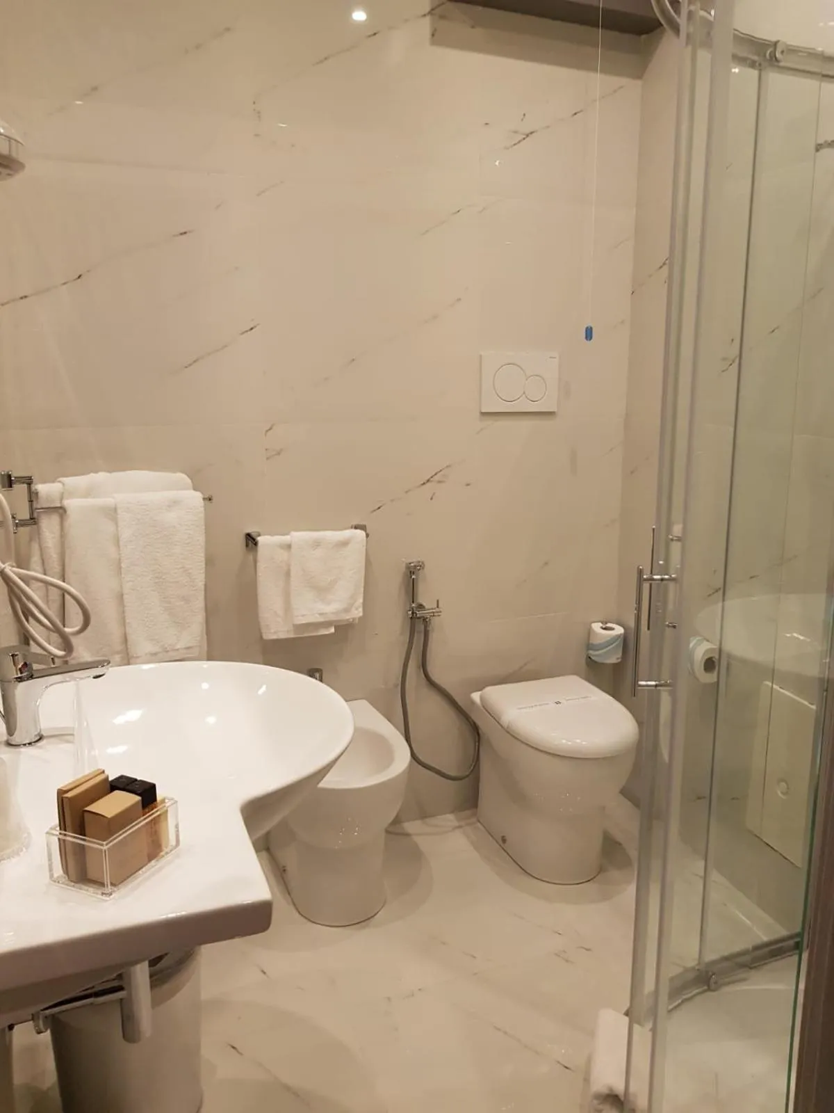 Toilet in Hotel Europa Art Caserta