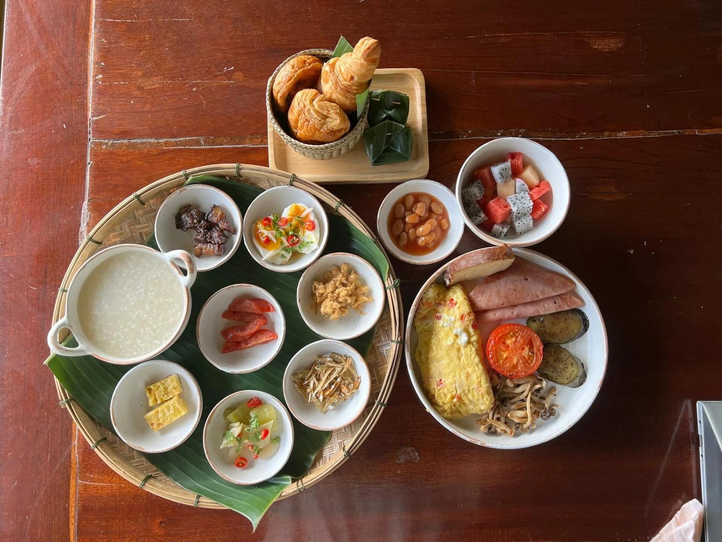 Breakfast in ViengTara VangVieng Resort