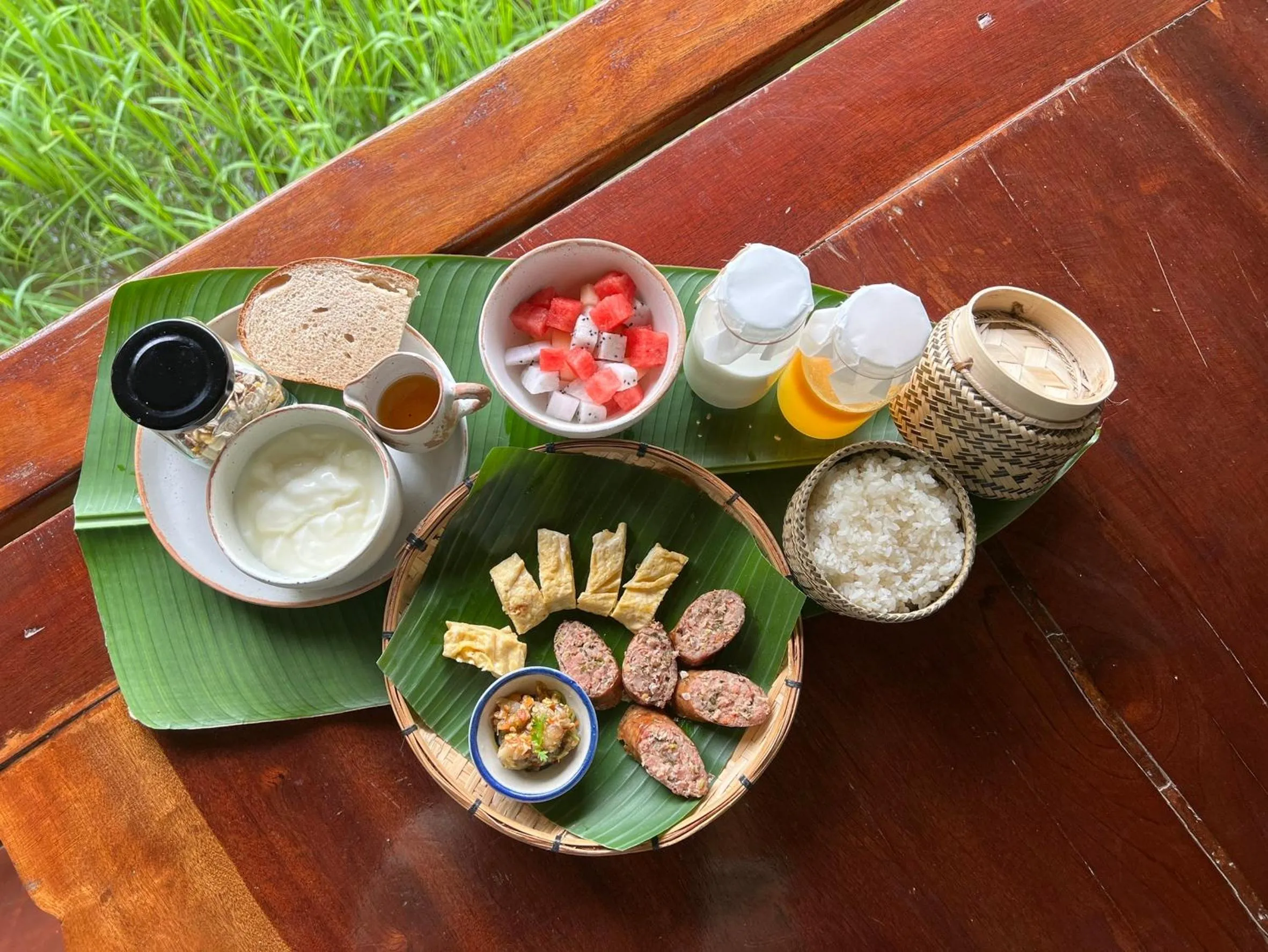 Breakfast in ViengTara VangVieng Resort