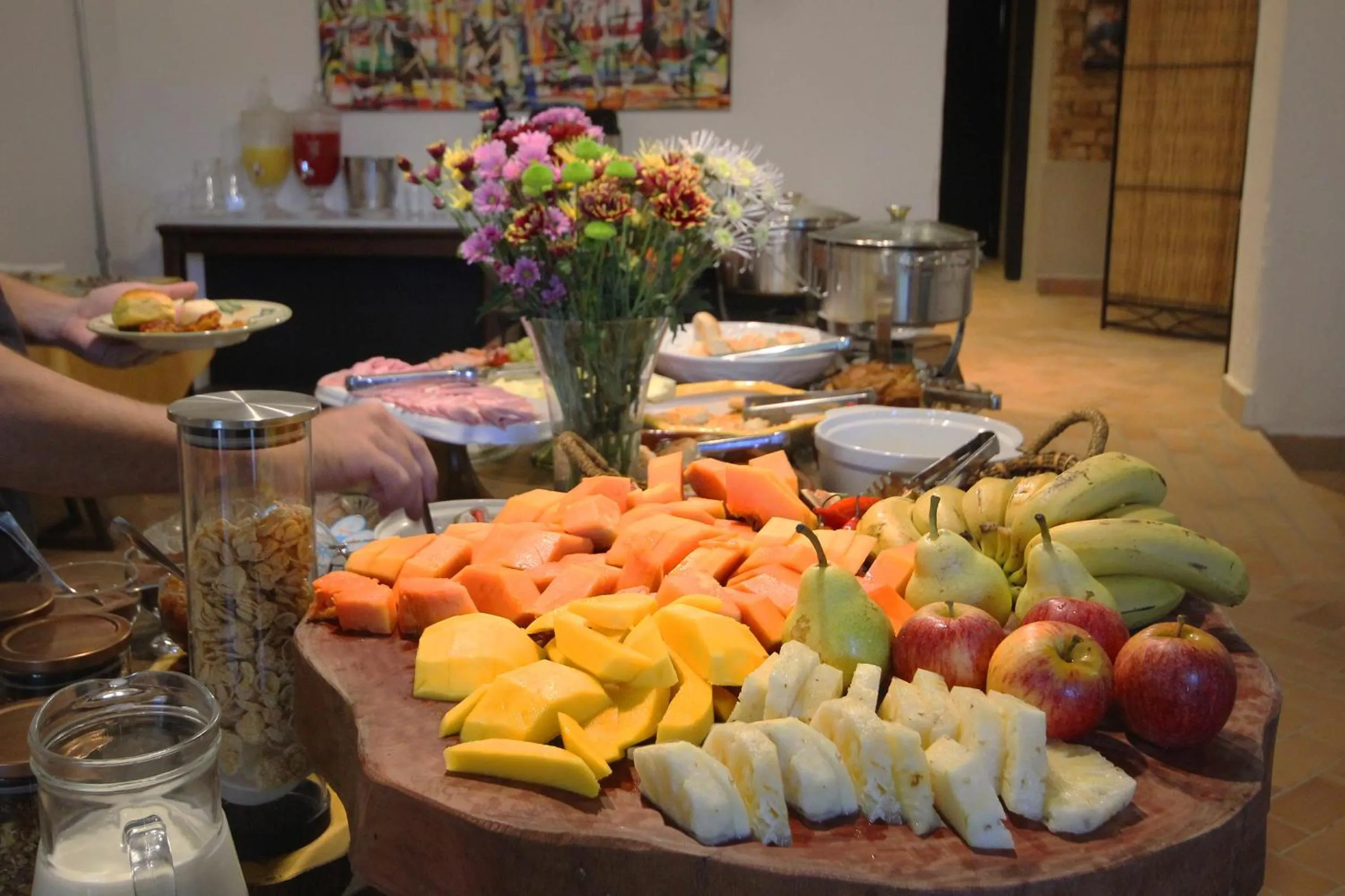 Food and drinks in Limoeiro da Concórdia Hotel Fazenda de Charme