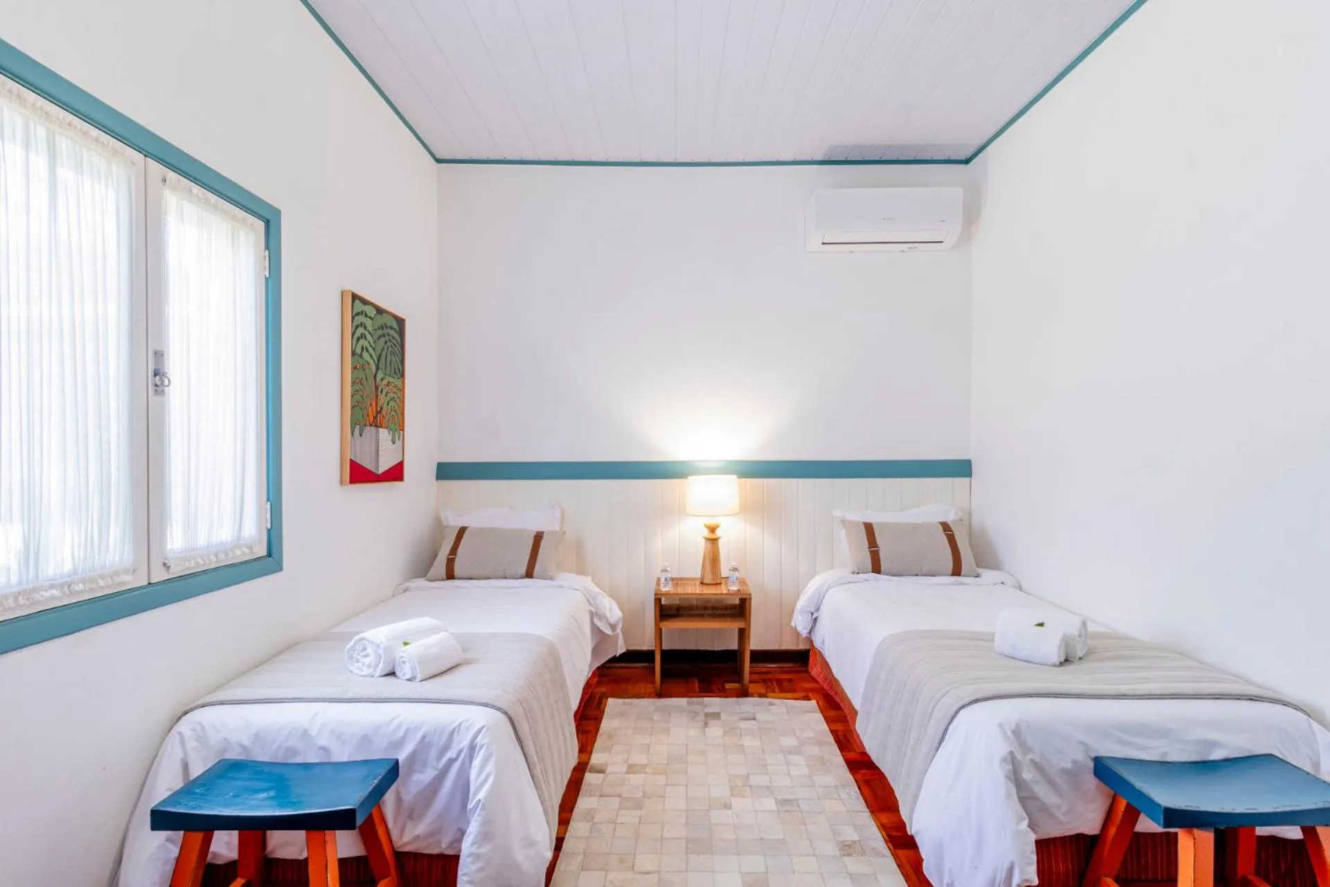 Bed in Limoeiro da Concórdia Hotel Fazenda de Charme