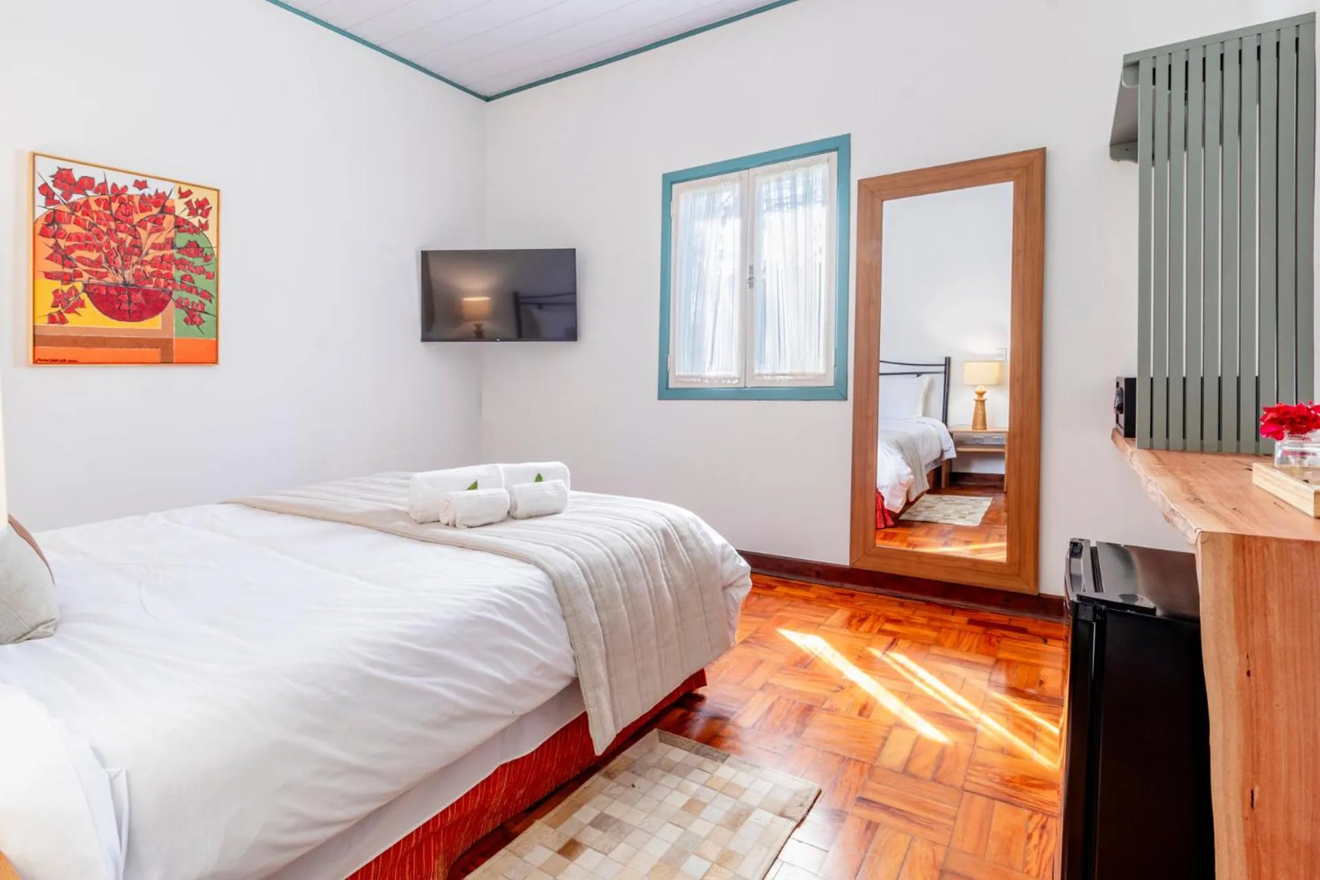 Bed in Limoeiro da Concórdia Hotel Fazenda de Charme