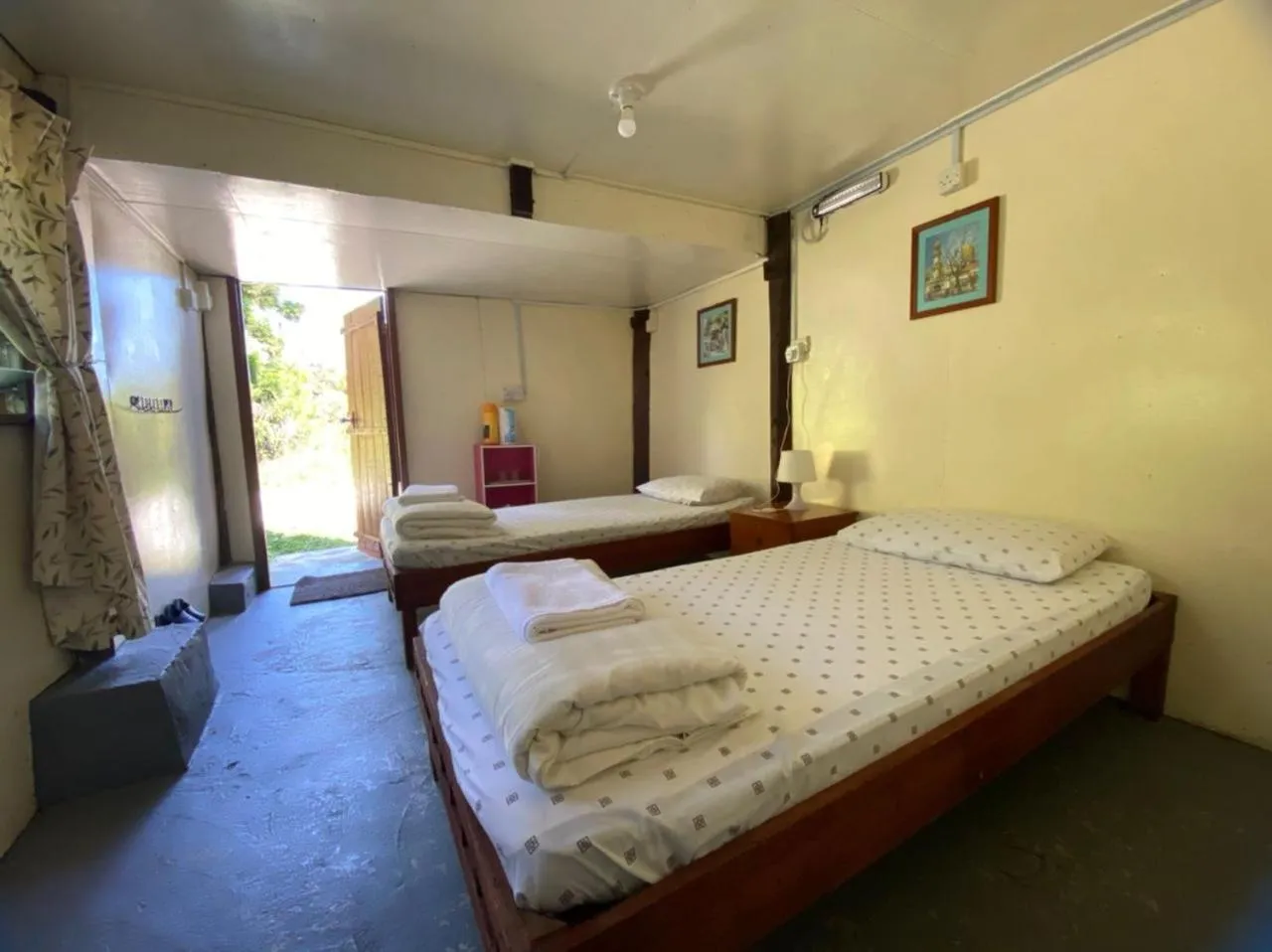 Bed in Mile 36 Lodge