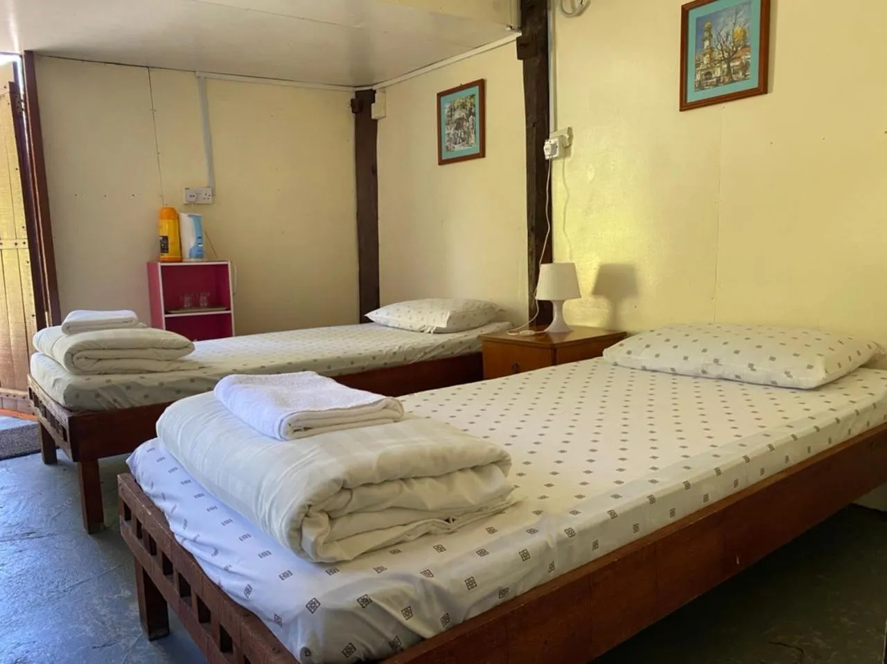 Bed in Mile 36 Lodge