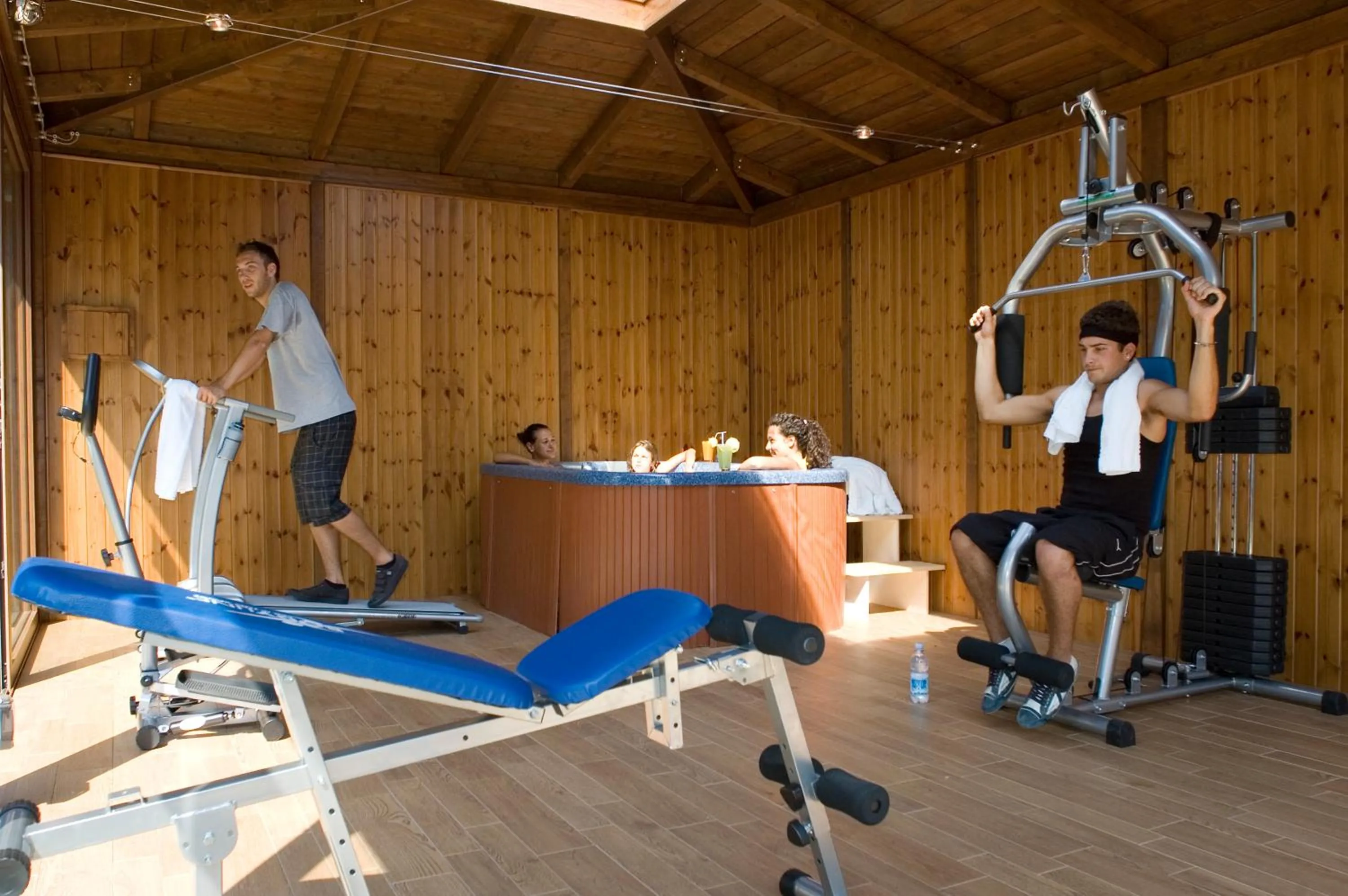 Fitness centre/facilities in Hotel Acquario