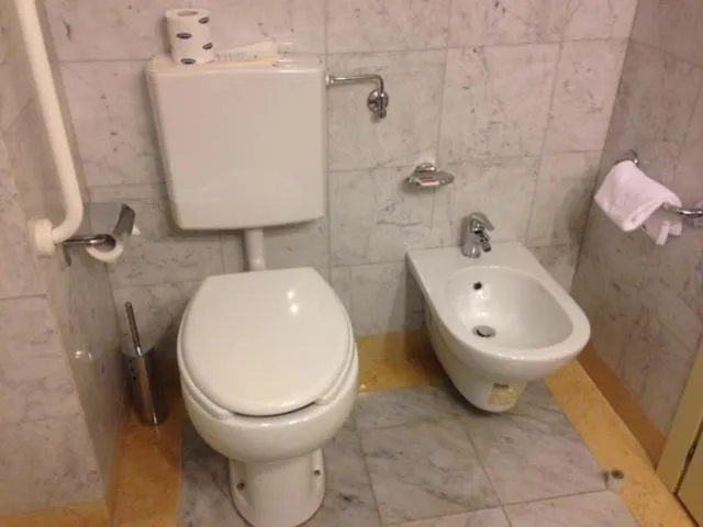 Toilet in Hotel Villa Cappugi