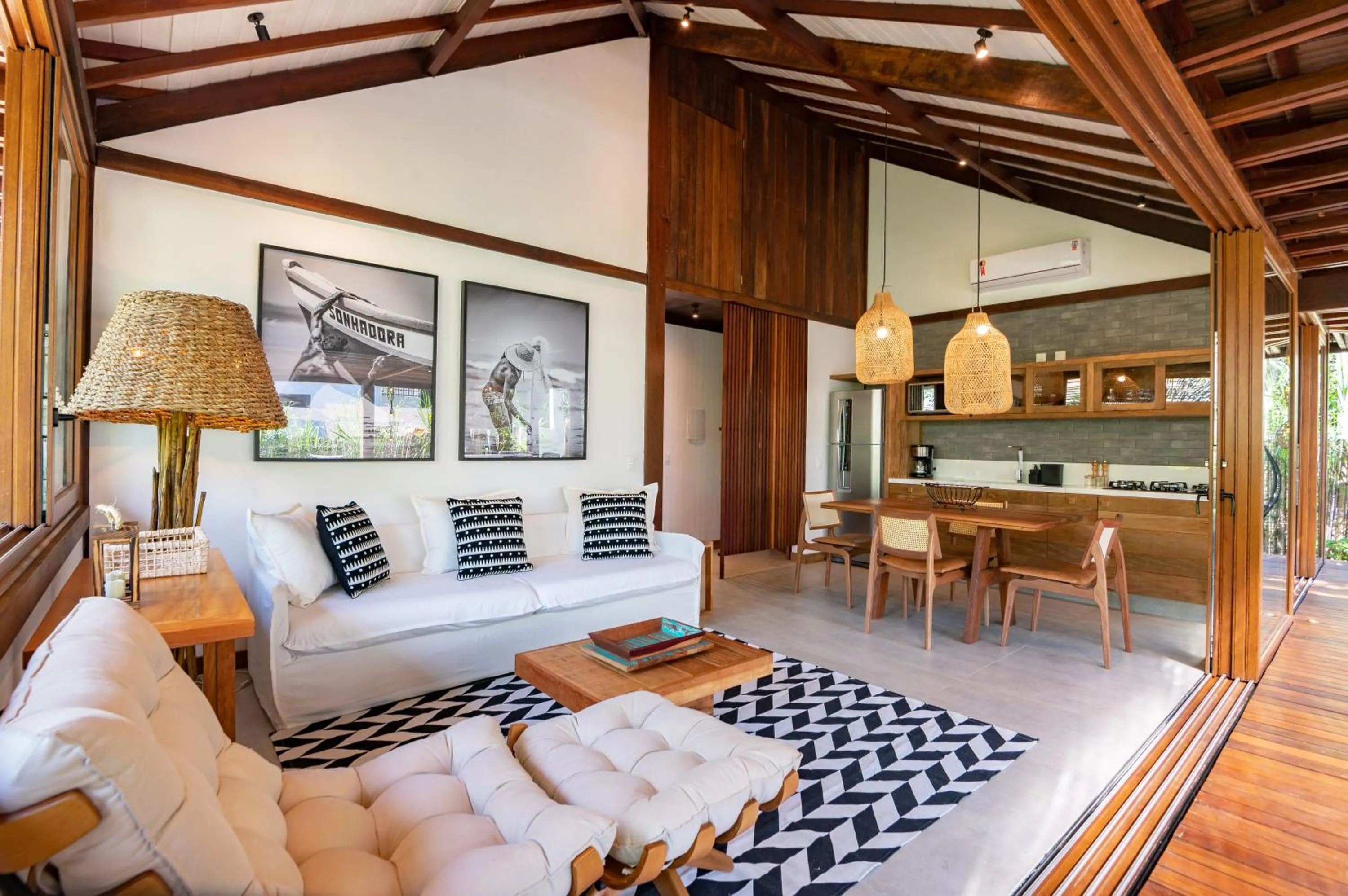 Living room in Colibri Beach Villas