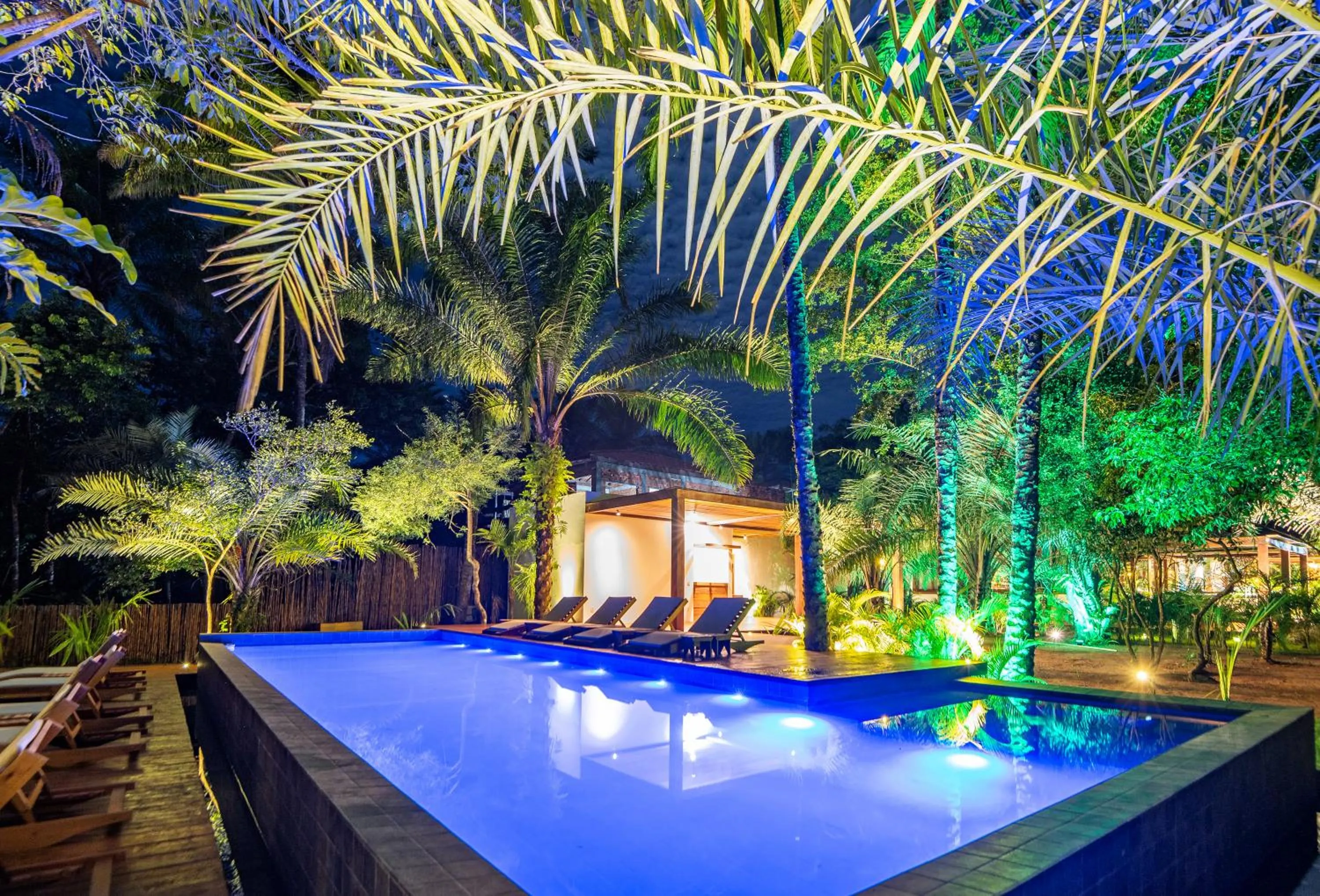 Pool view in Colibri Beach Villas