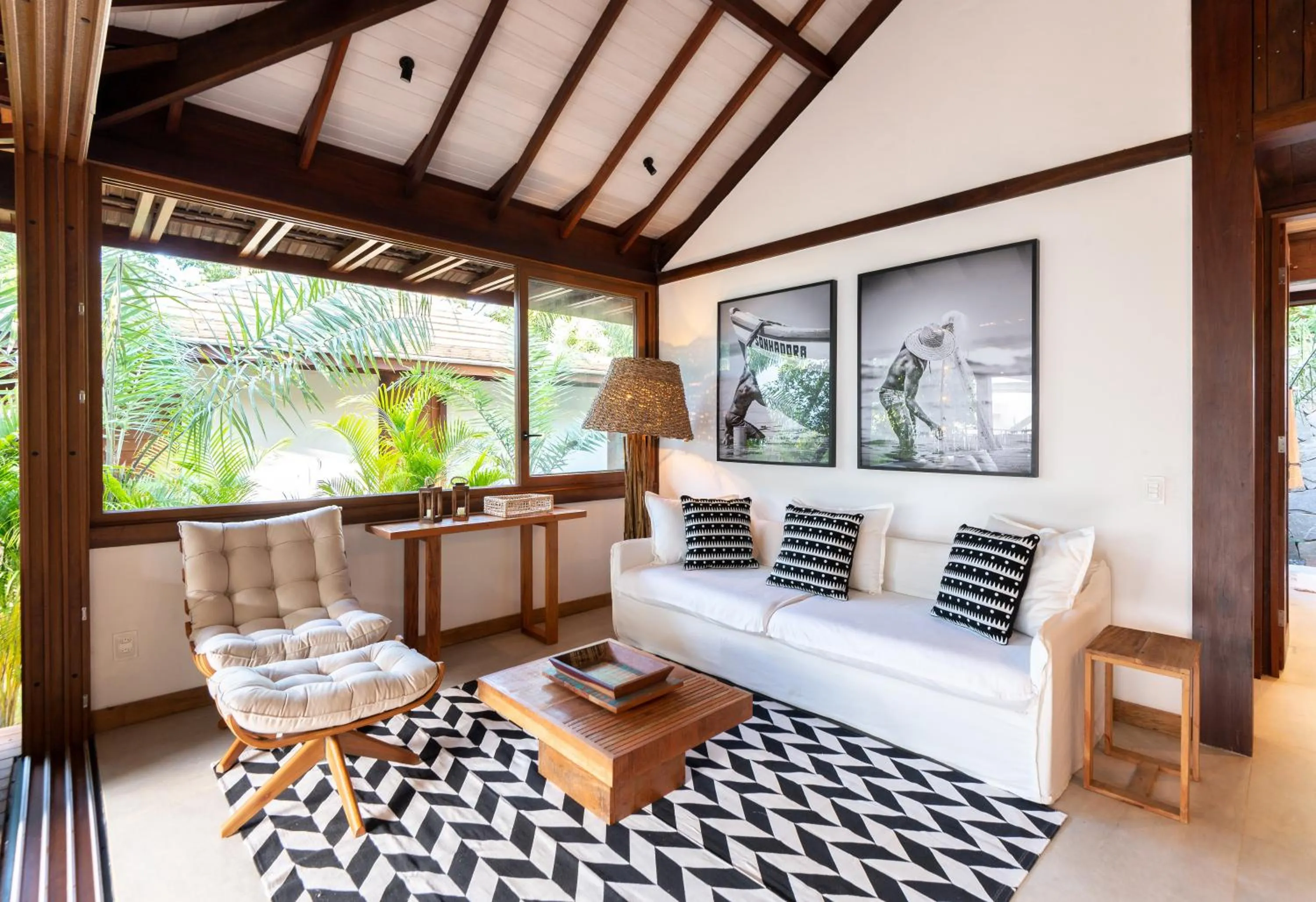 Living room in Colibri Beach Villas