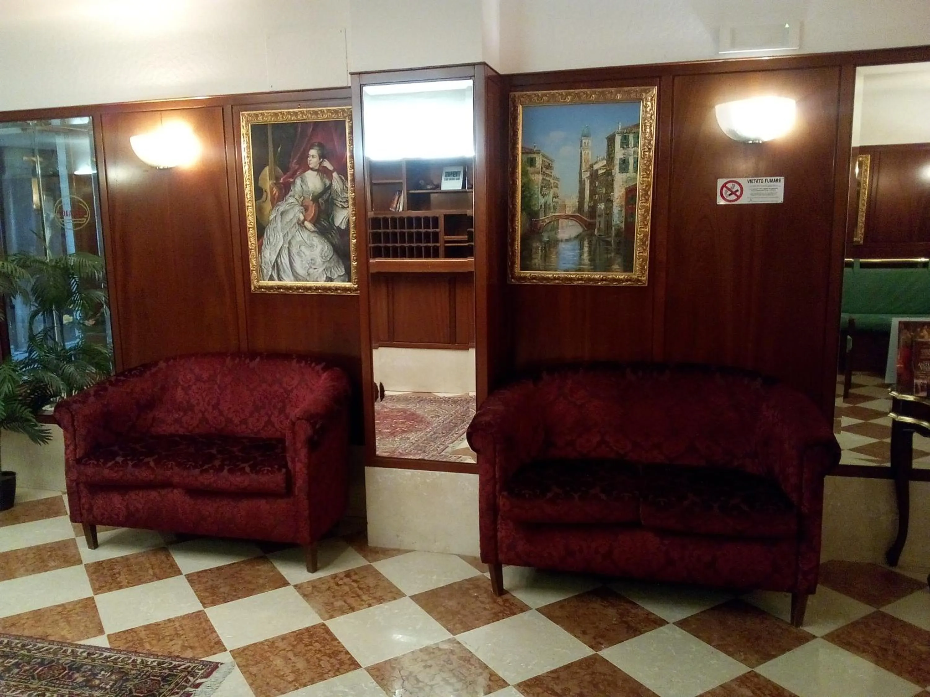 Lobby or reception in Hotel Diana