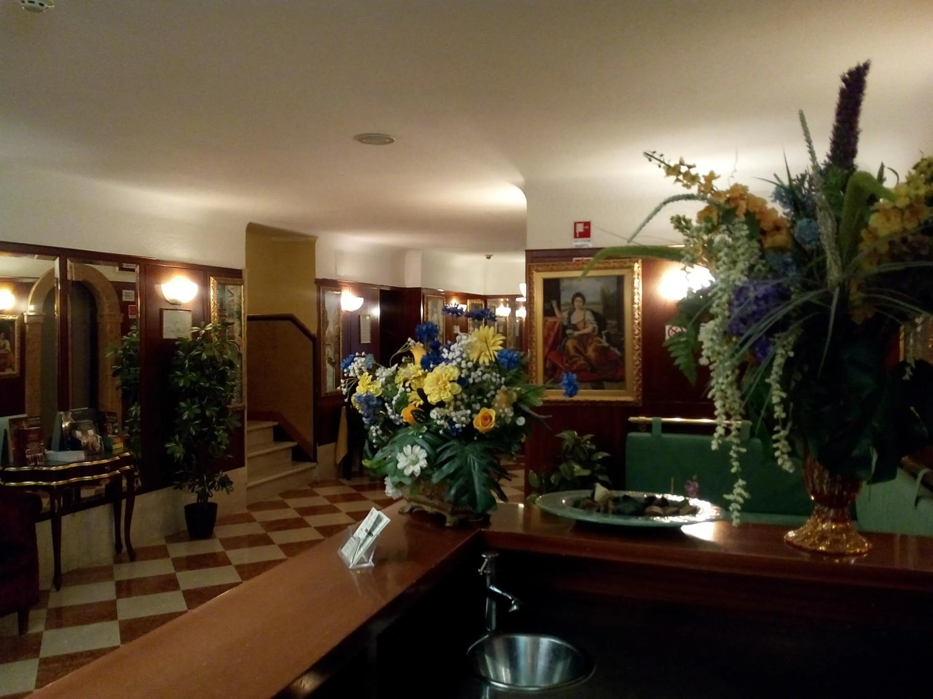 Lobby or reception in Hotel Diana