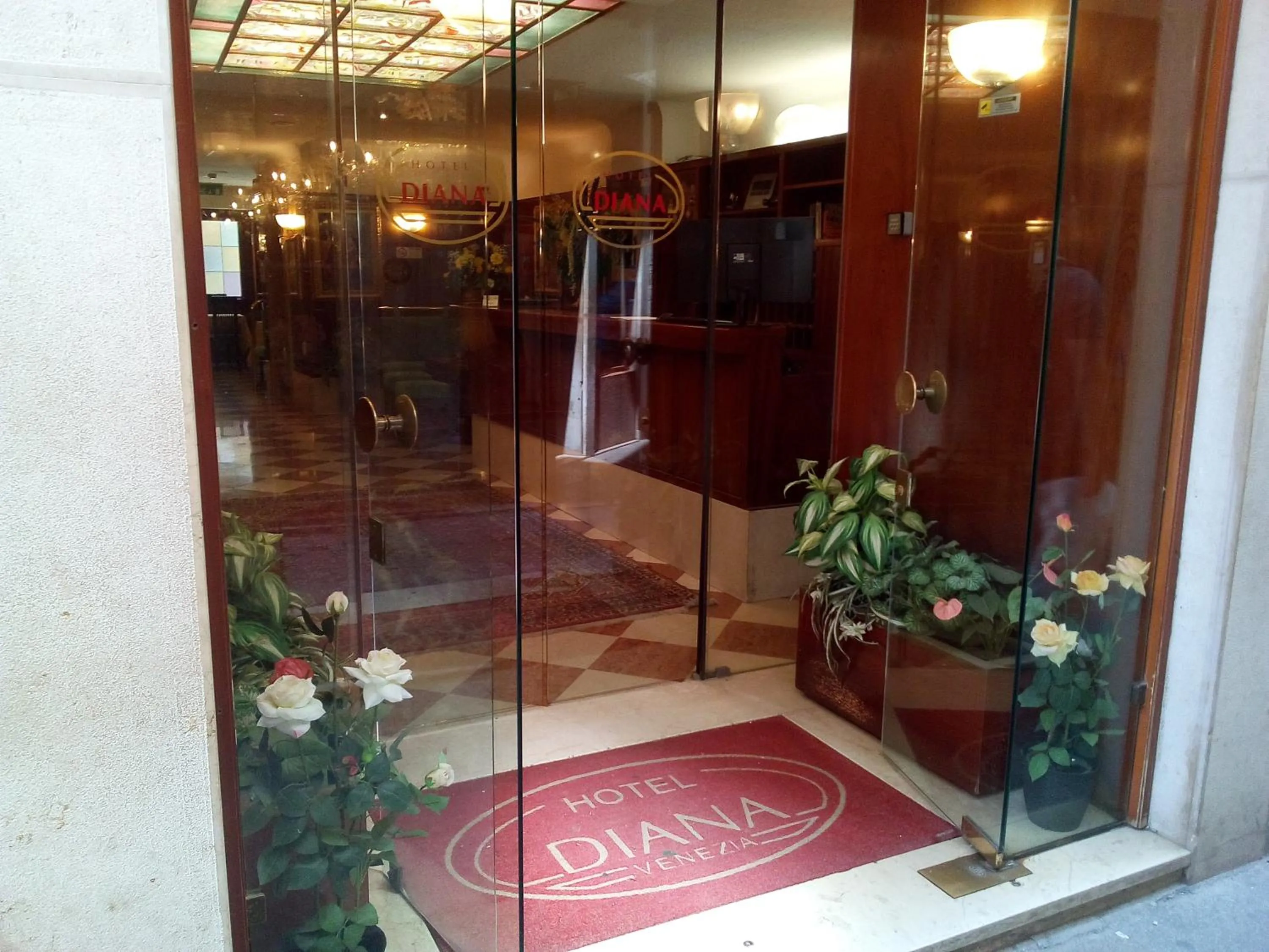 Property building in Hotel Diana