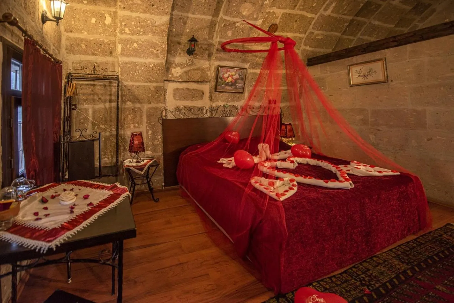 Bed in Kapadokya Ihlara Konakları Otel Antik Konaklar