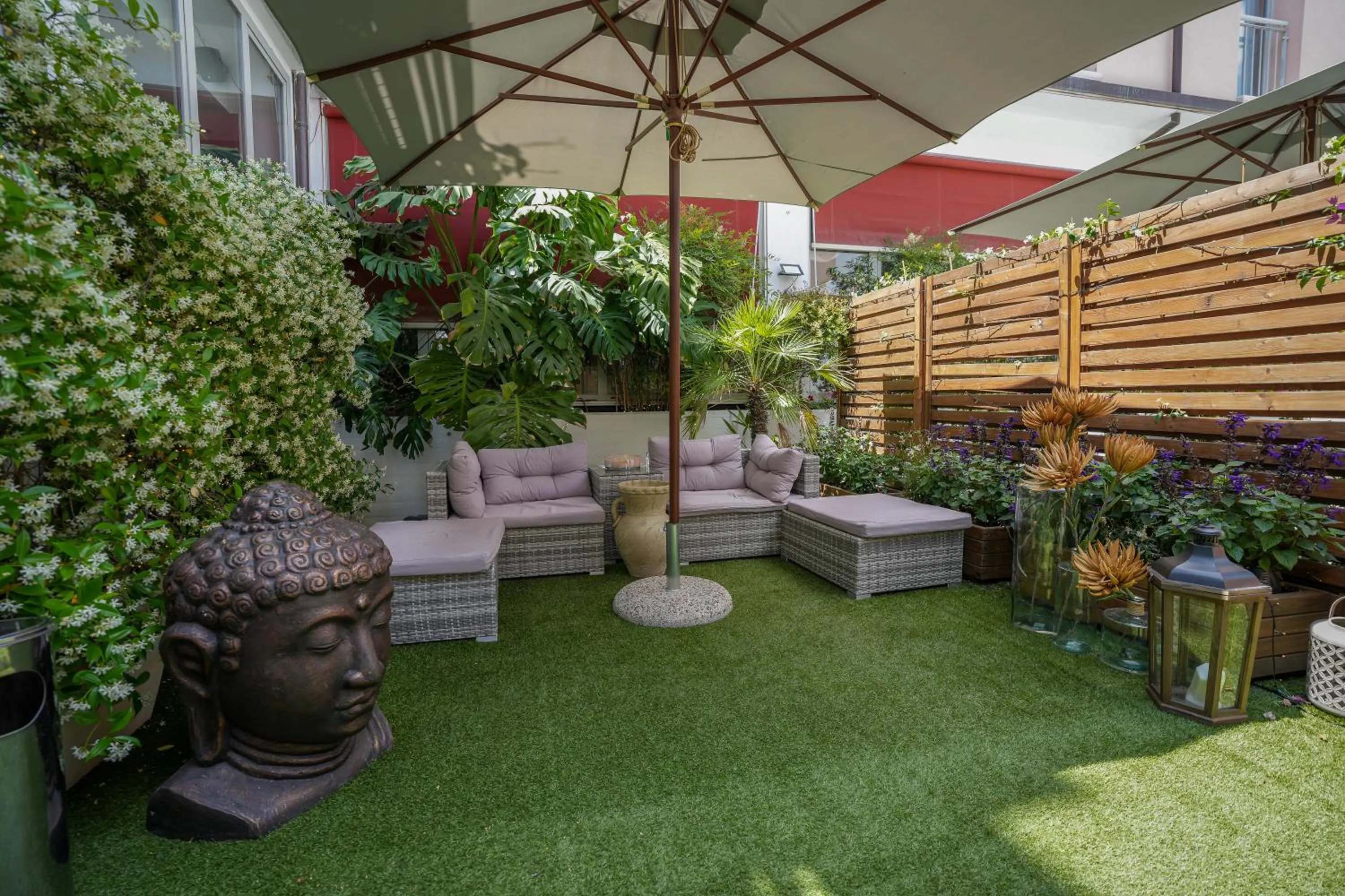 Garden in Hotel Ristorante Ala d'Oro