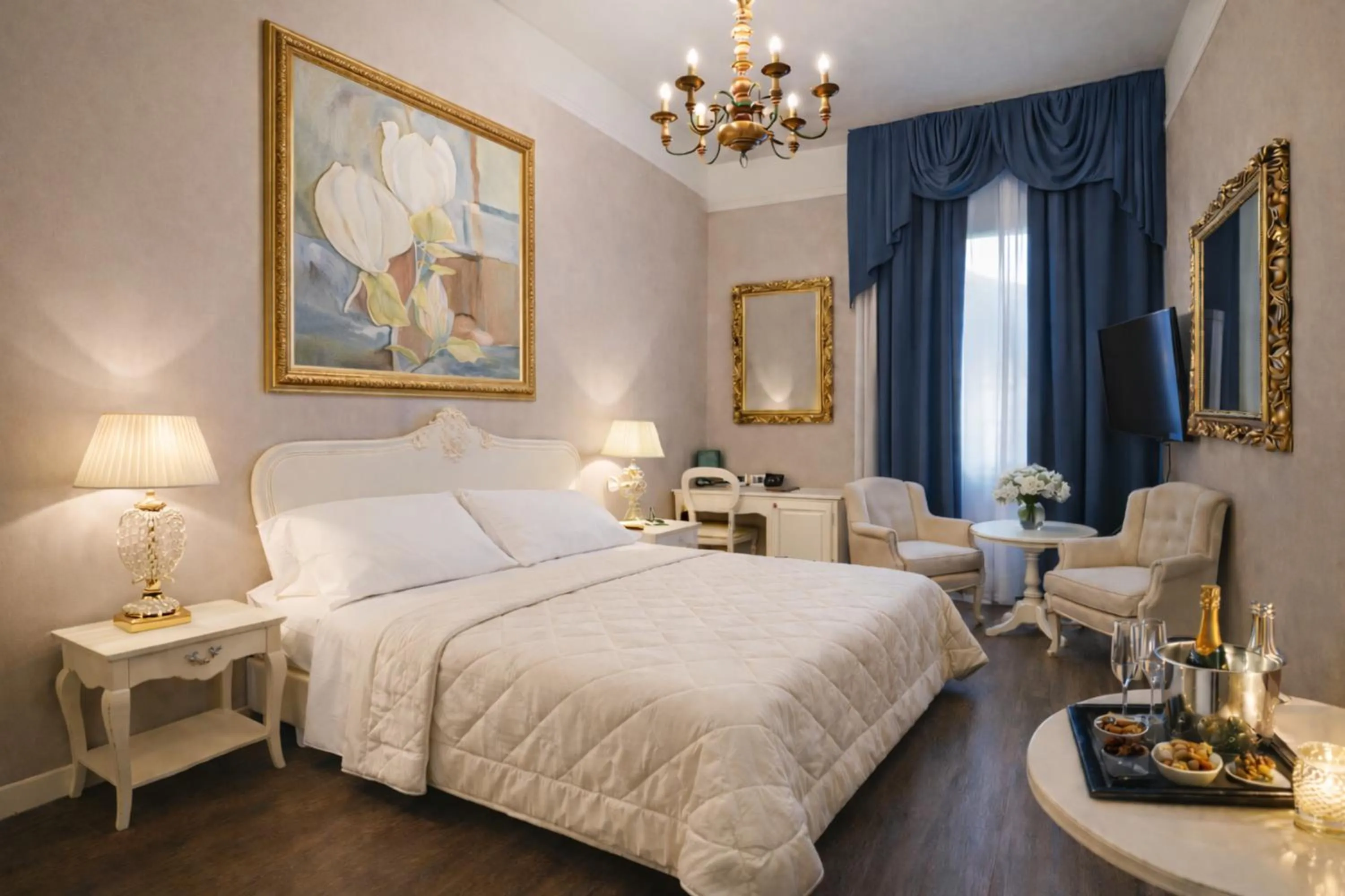 Bed in Hotel Ristorante Ala d'Oro