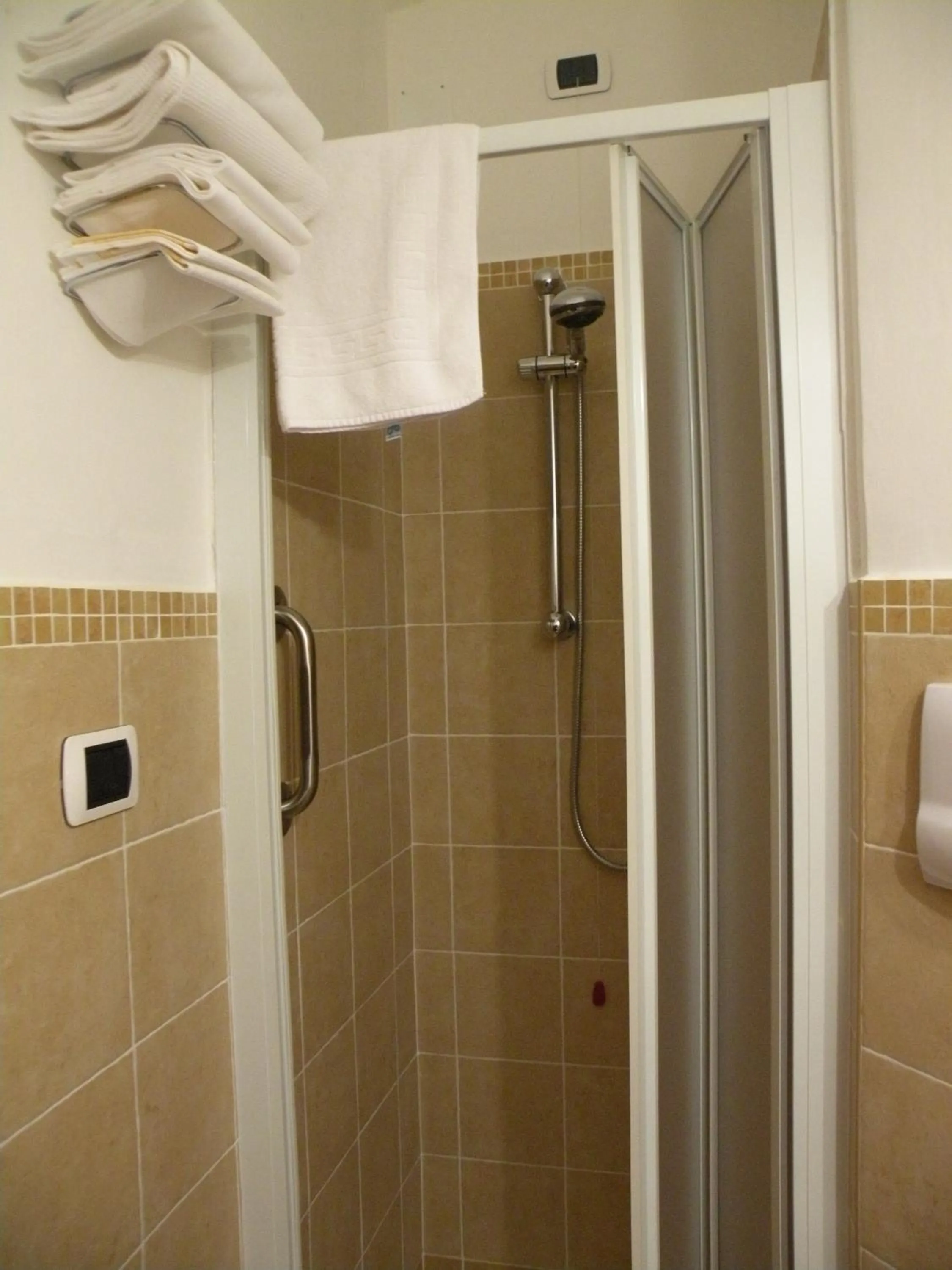 Shower in Bed & Breakfast Al Ponte