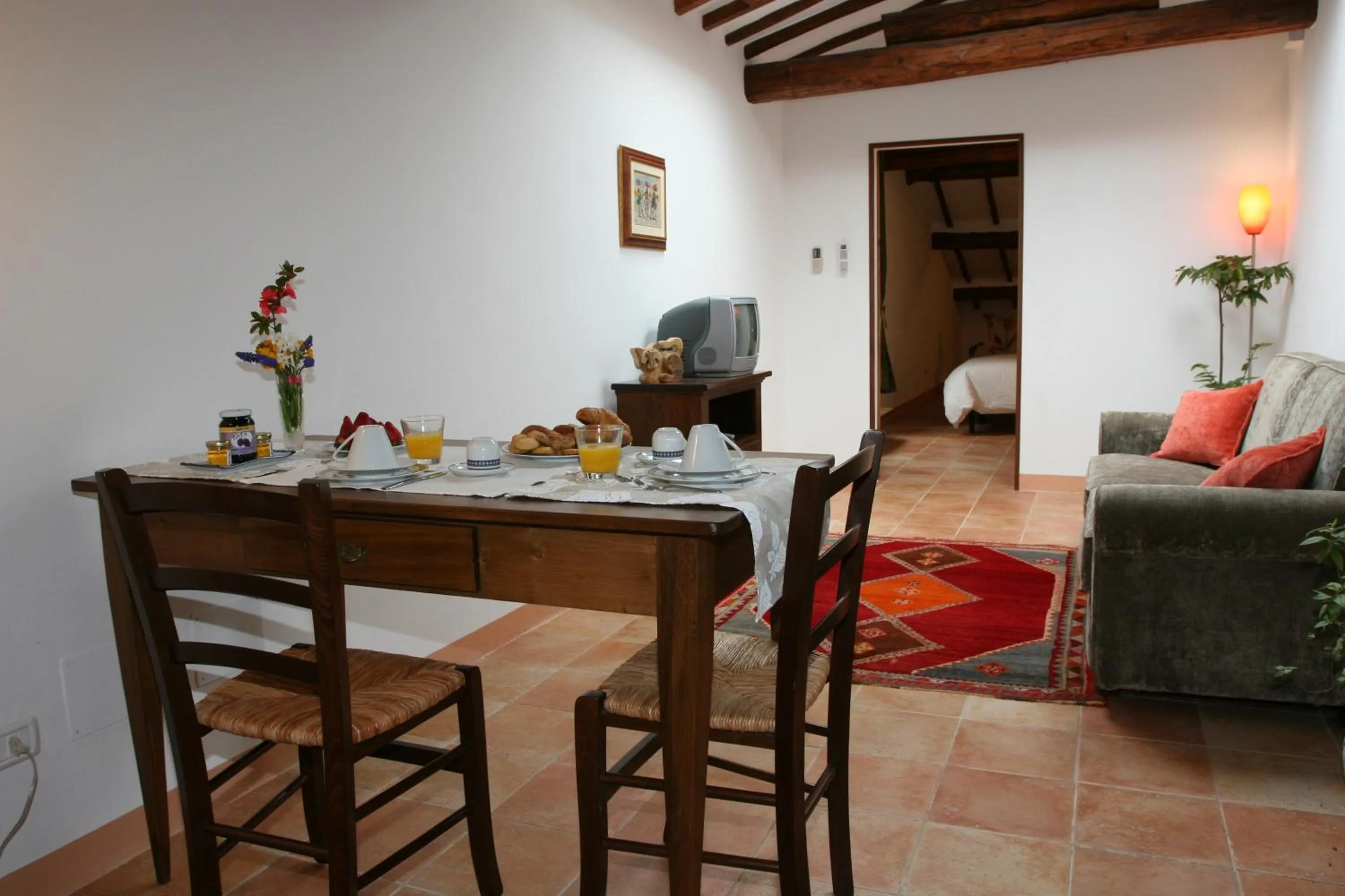 Decorative detail in B&B La Coperta Ricamata